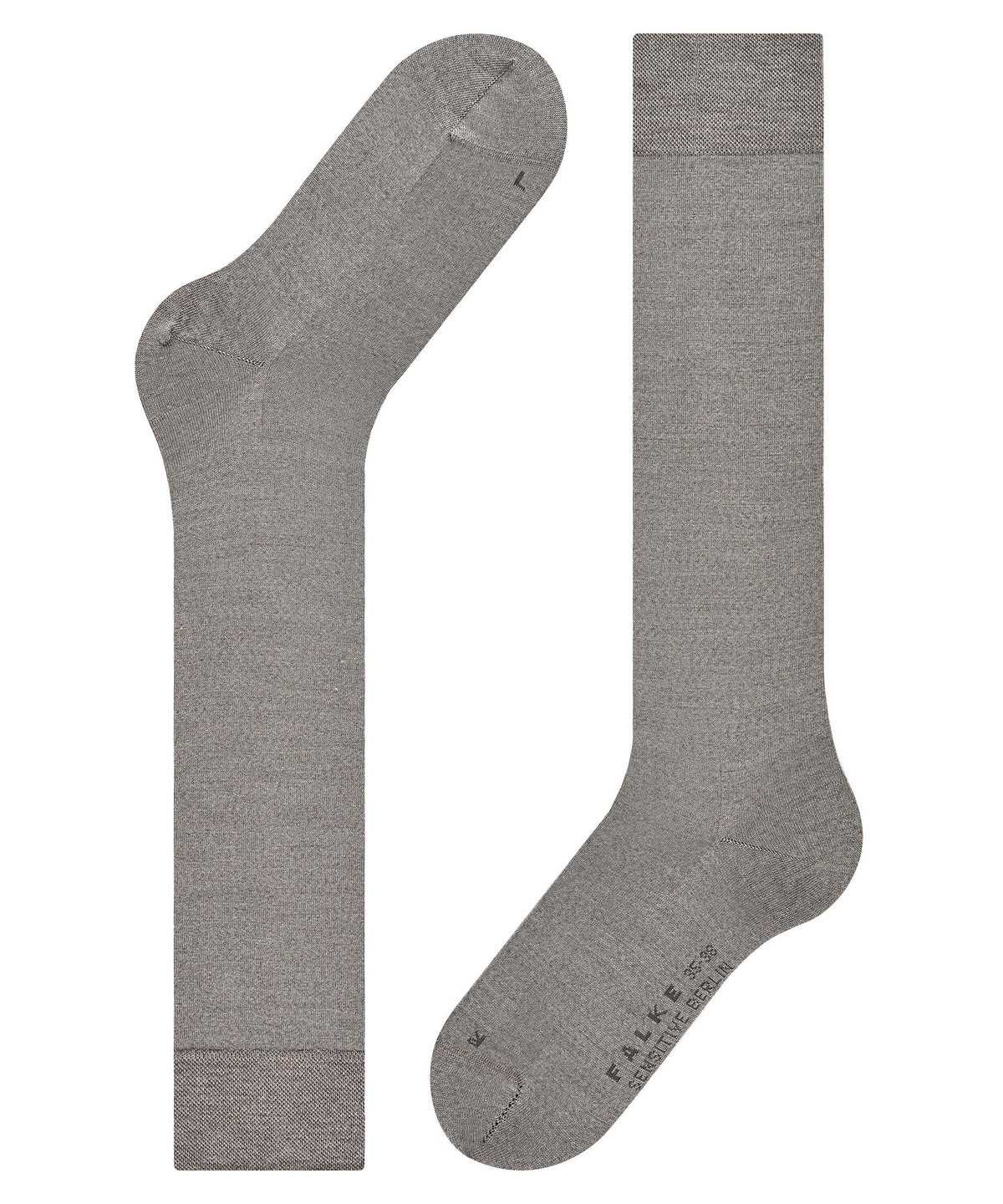 Falke Sensitive Berlin Knee-high Socks Socken Damen Grau | 8749251-IB