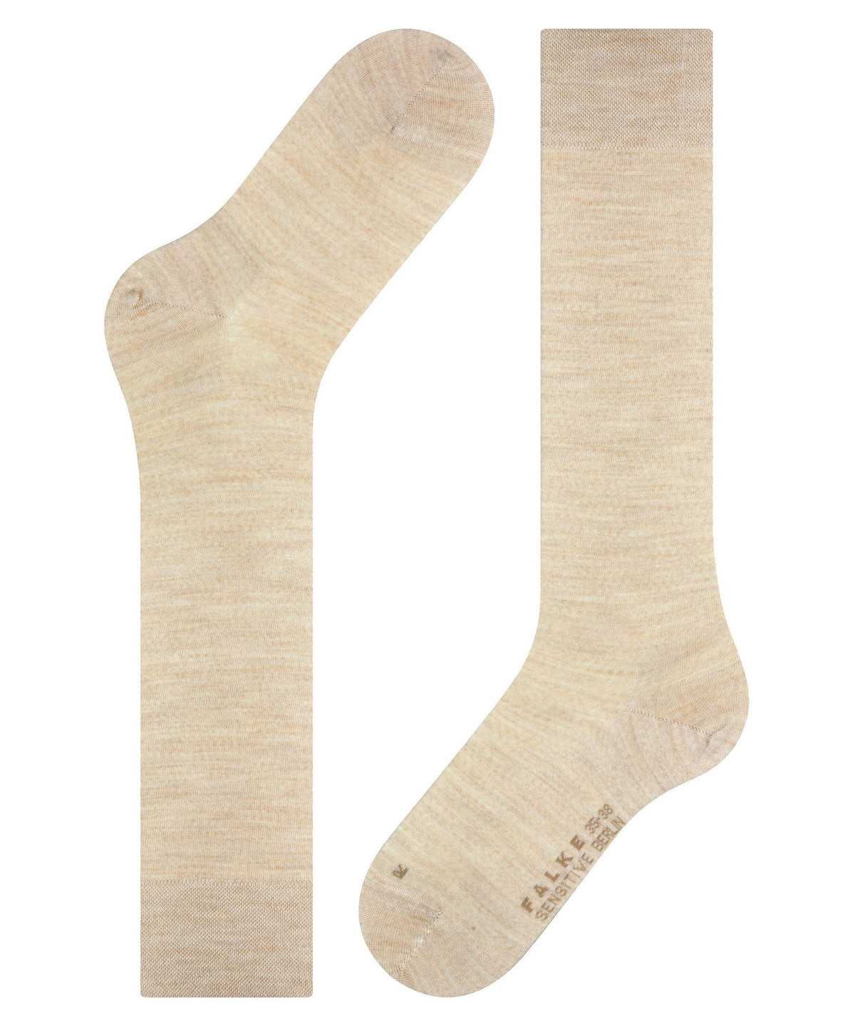 Falke Sensitive Berlin Knee-high Socks Socken Damen Beige | 5236847-FL