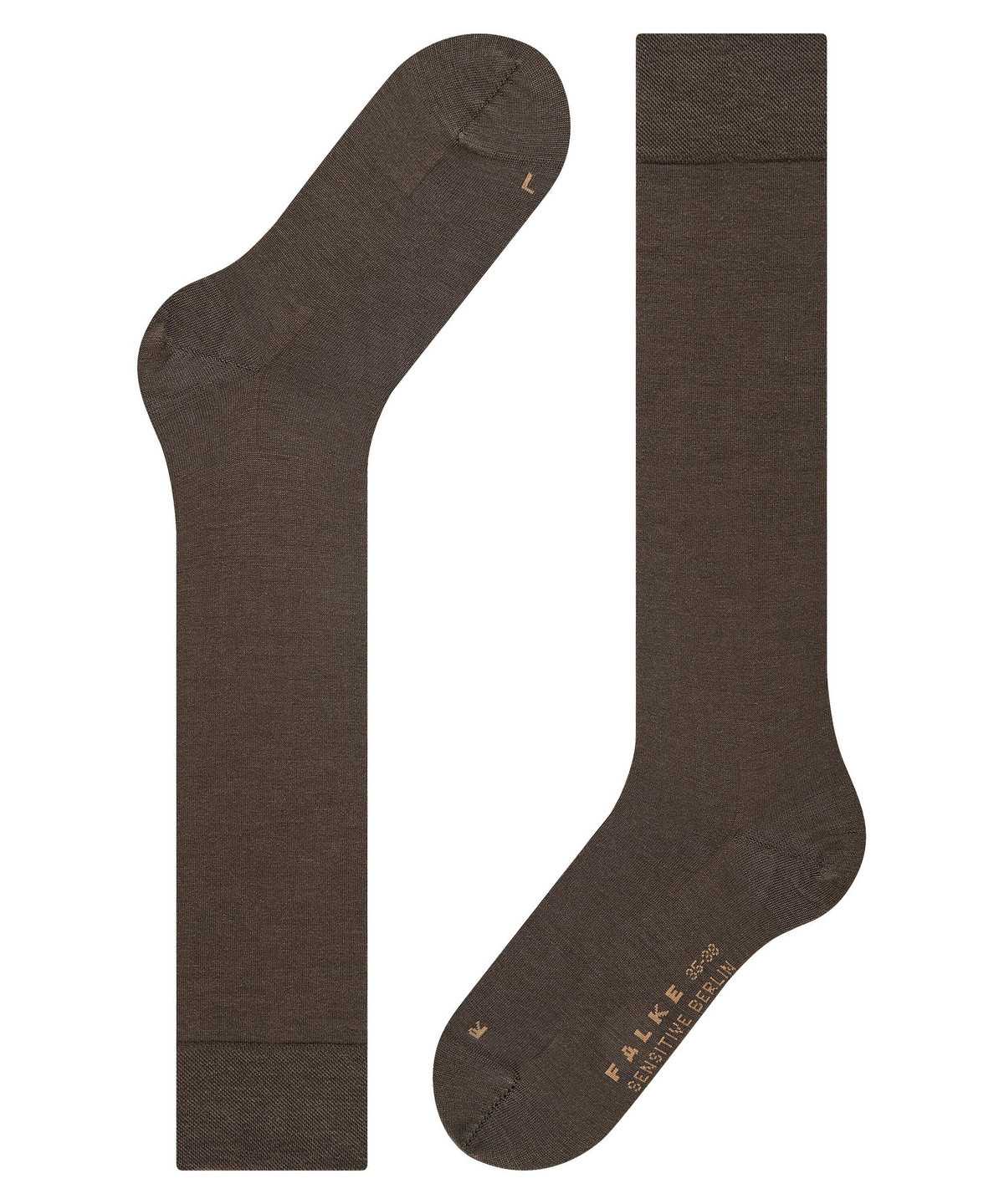 Falke Sensitive Berlin Knee-high Socks Socken Damen Braun | 9837046-AD