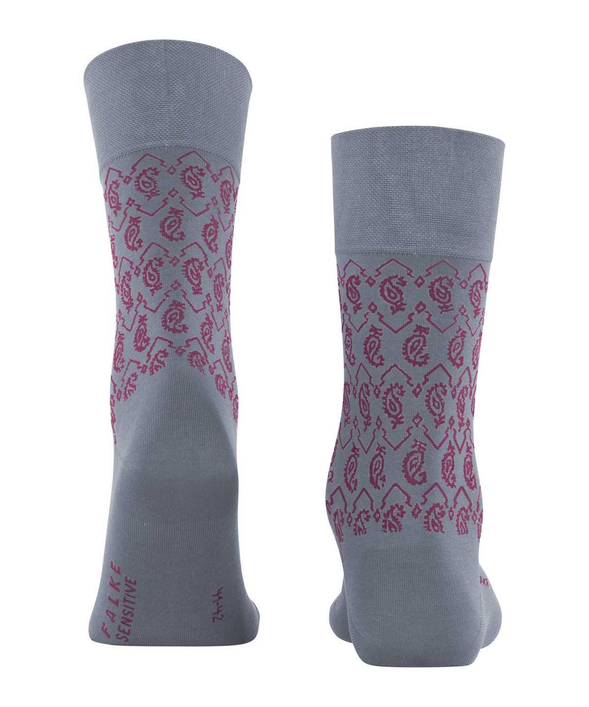 Falke Sensitive Indian Tie Pattern Socks Socken Herren Grau | 9635724-OJ