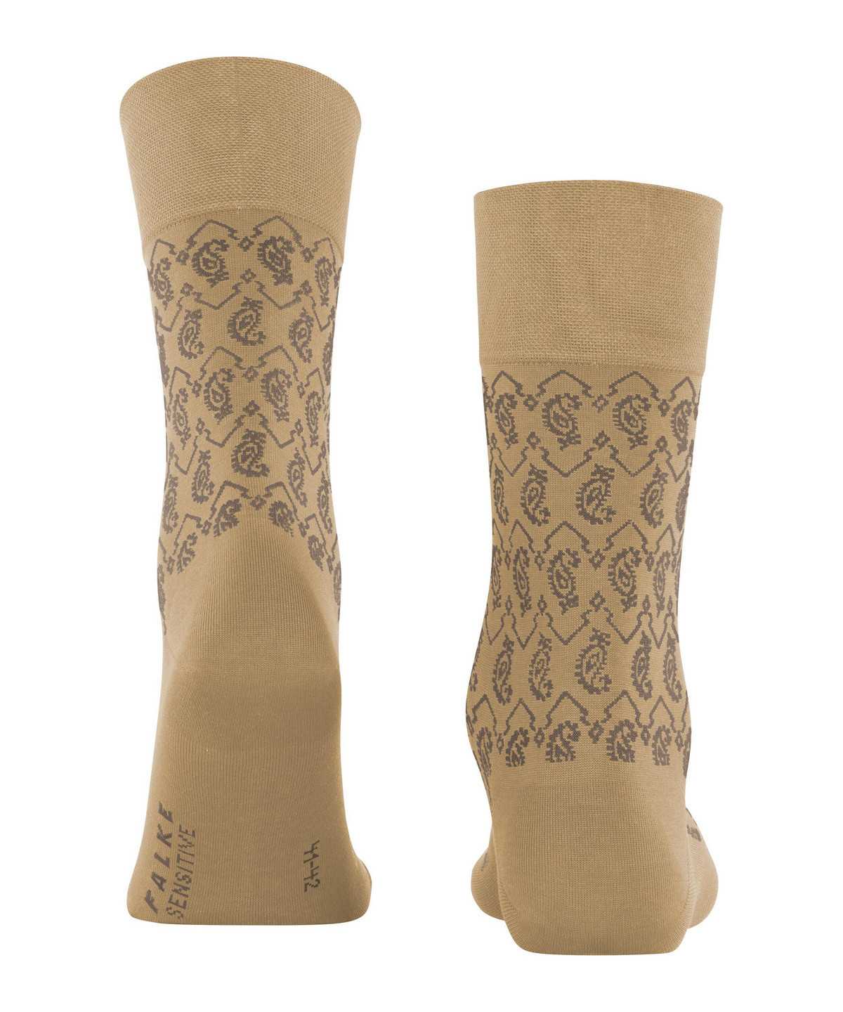 Falke Sensitive Indian Tie Pattern Socks Socken Herren Beige | 8437615-KZ