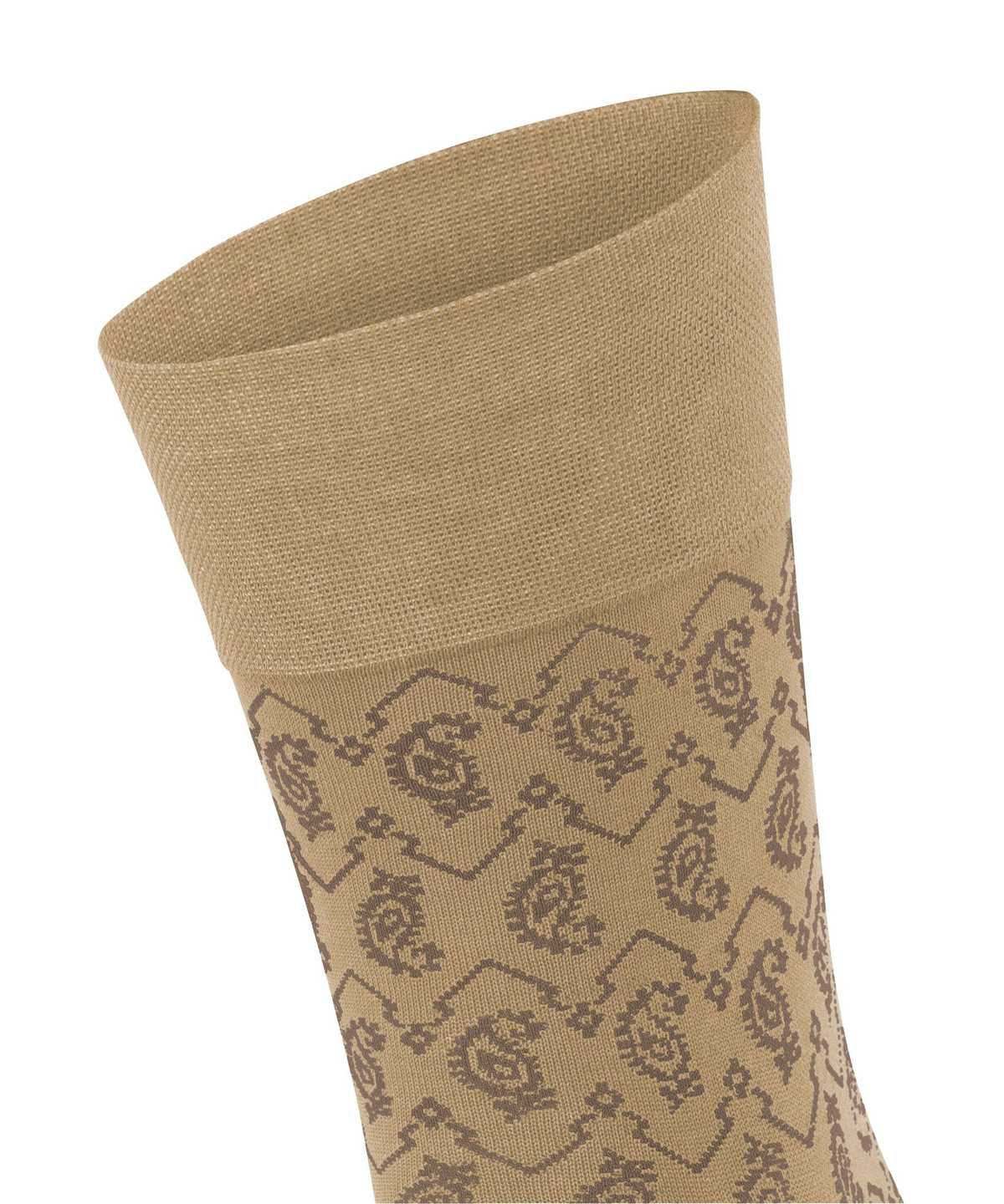 Falke Sensitive Indian Tie Pattern Socks Socken Herren Beige | 8437615-KZ