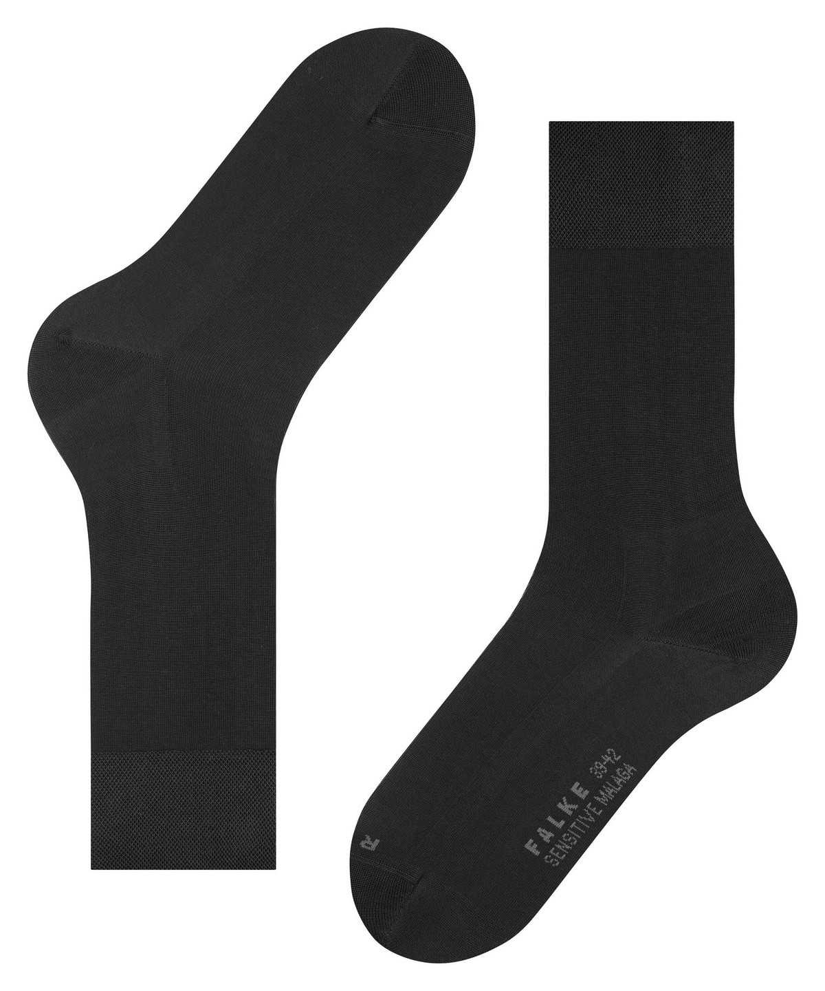 Falke Sensitive Malaga Socks Socken Herren Schwarz | 7340192-UM