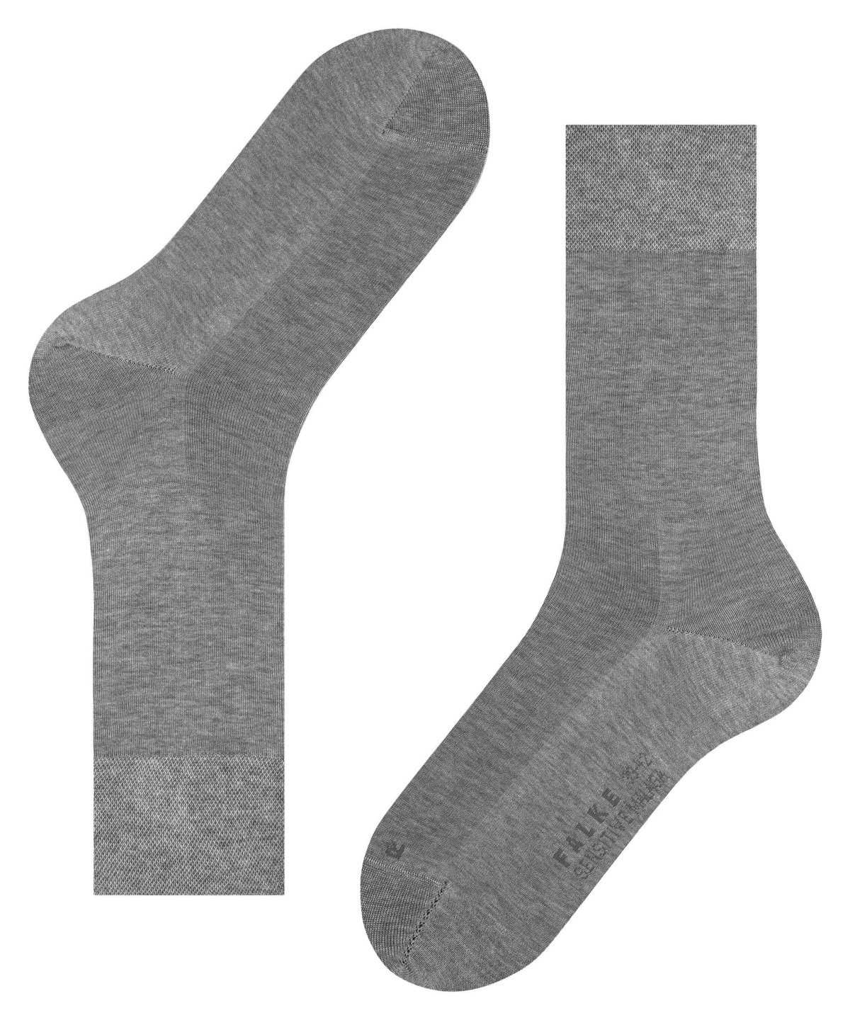 Falke Sensitive Malaga Socks Socken Herren Grau | 1489605-KB