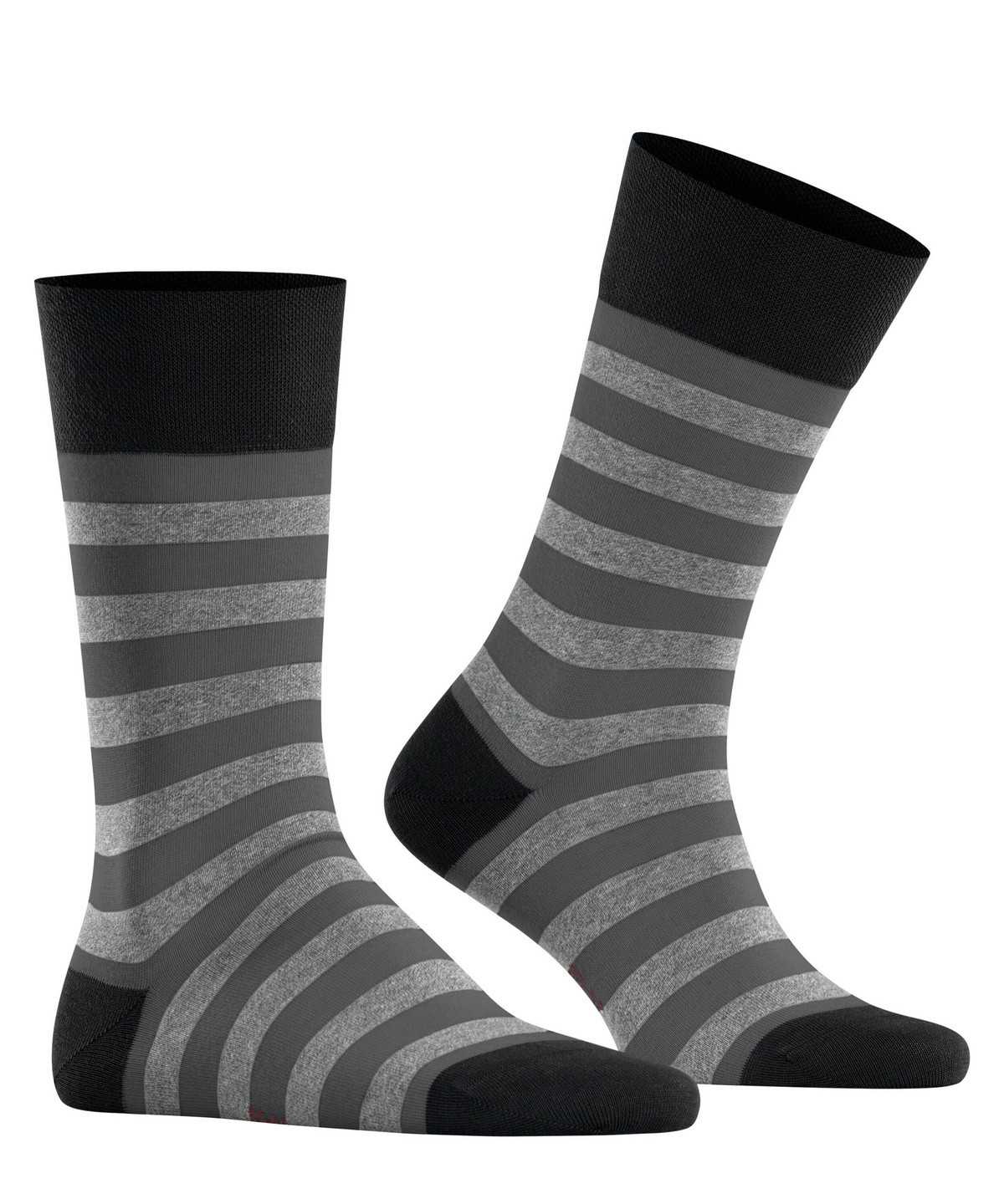 Falke Sensitive Mapped Line Socks Socken Herren Schwarz | 5269708-QD