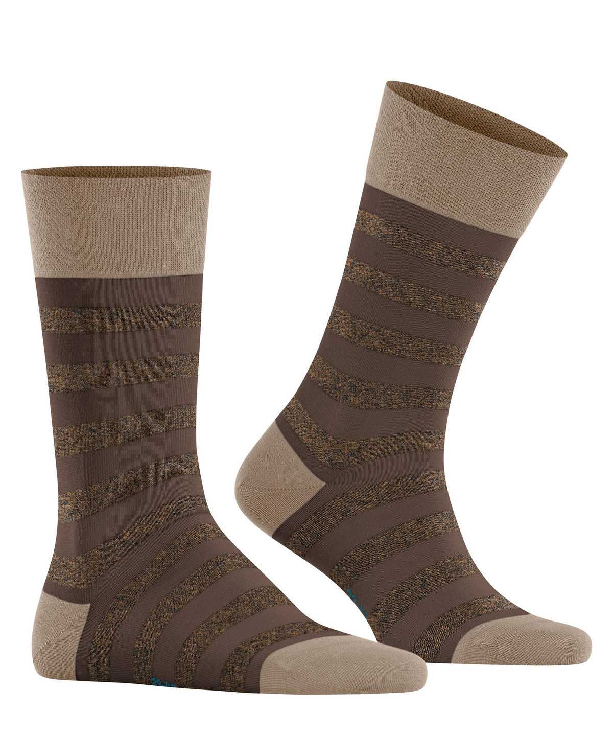 Falke Sensitive Mapped Line Socks Socken Herren Braun | 9568172-QD