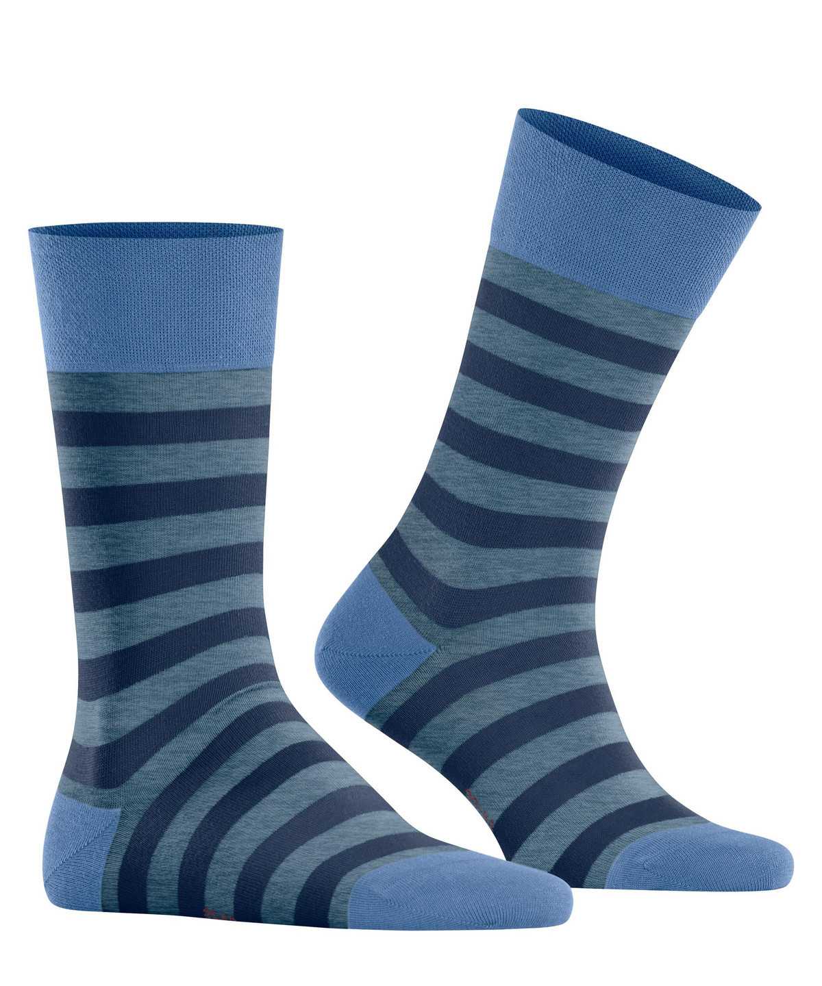 Falke Sensitive Mapped Line Socks Socken Herren Blau | 5729431-GO