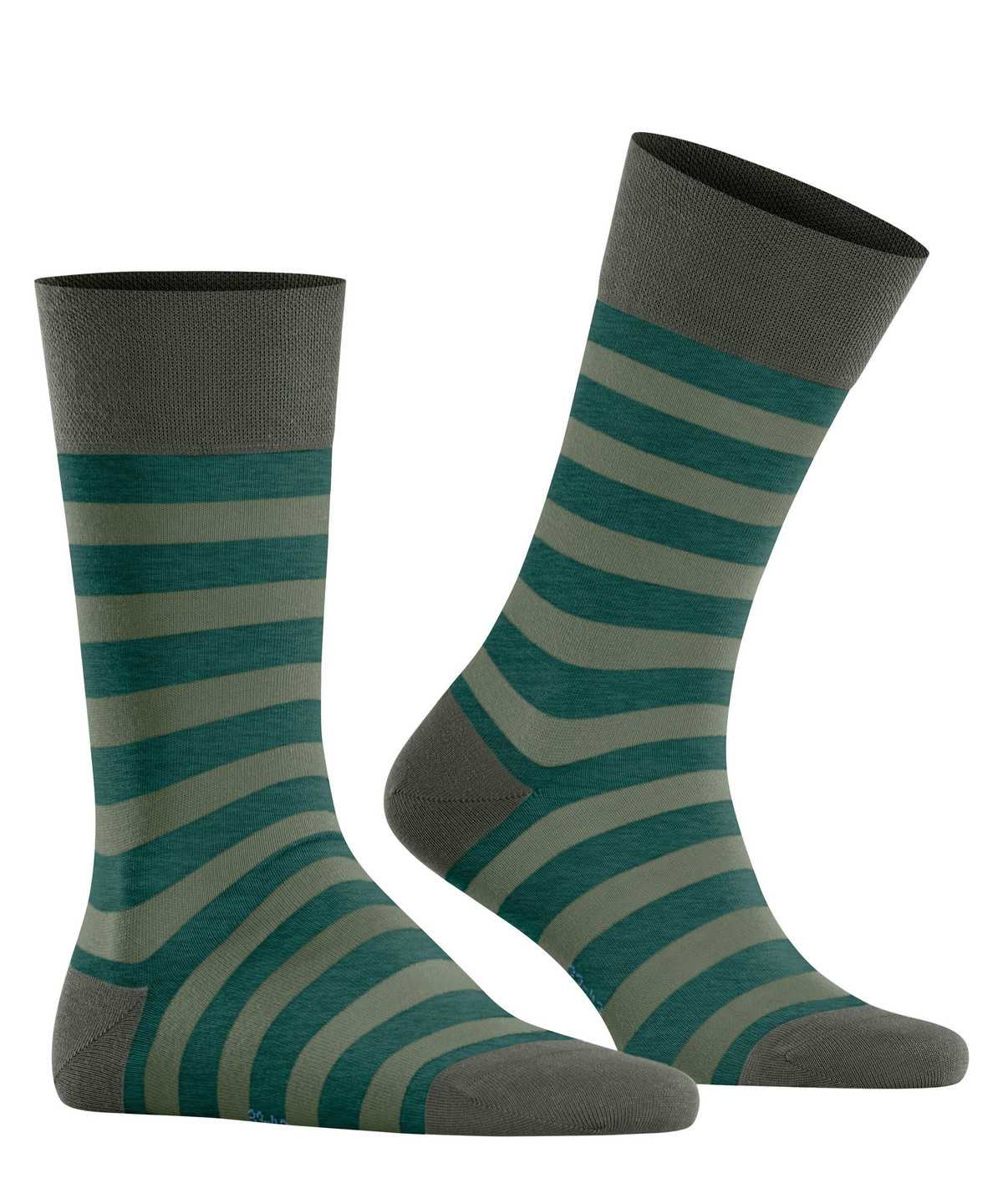 Falke Sensitive Mapped Line Socks Socken Herren Grün | 6581073-PN