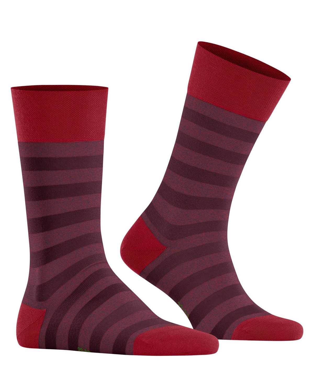 Falke Sensitive Mapped Line Socks Socken Herren Rot | 3241958-JL