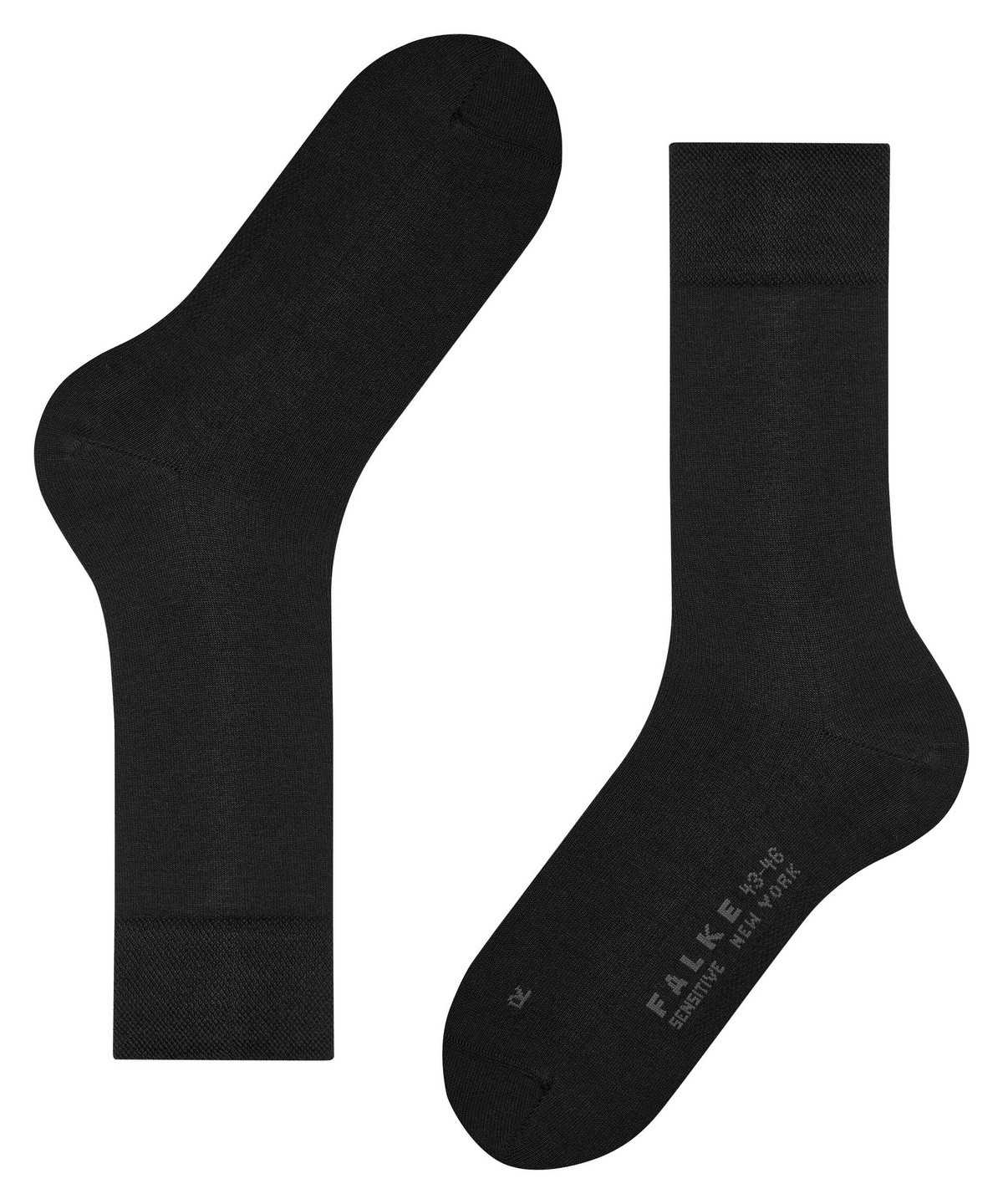 Falke Sensitive New York Socks Socken Herren Schwarz | 3860479-DI