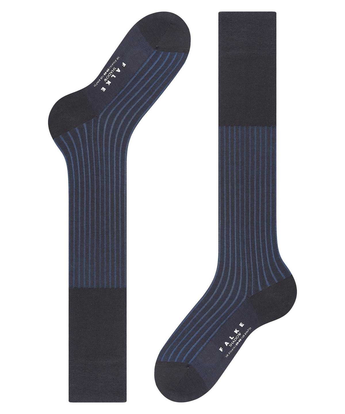 Falke Shadow Knee-high Socks Socken Herren Blau | 2893605-JD