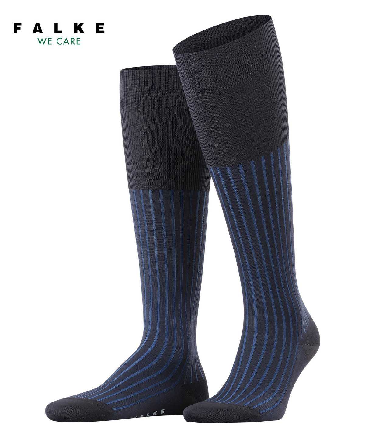 Falke Shadow Knee-high Socks Socken Herren Blau | 2893605-JD