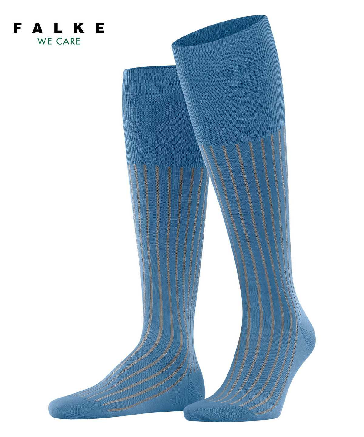 Falke Shadow Knee-high Socks Socken Herren Blau | 2803517-TS