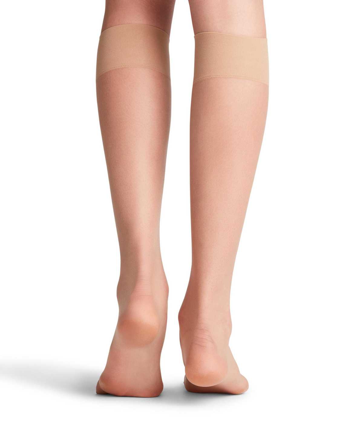 Falke Shelina 12 DEN Knee-high Socks Socken Damen Beige | 3290468-WU