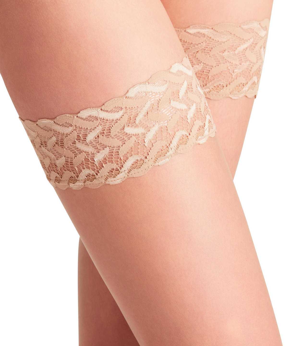 Falke Shelina 12 DEN Stay-ups Thigh Highs Damen Beige | 1589460-XQ