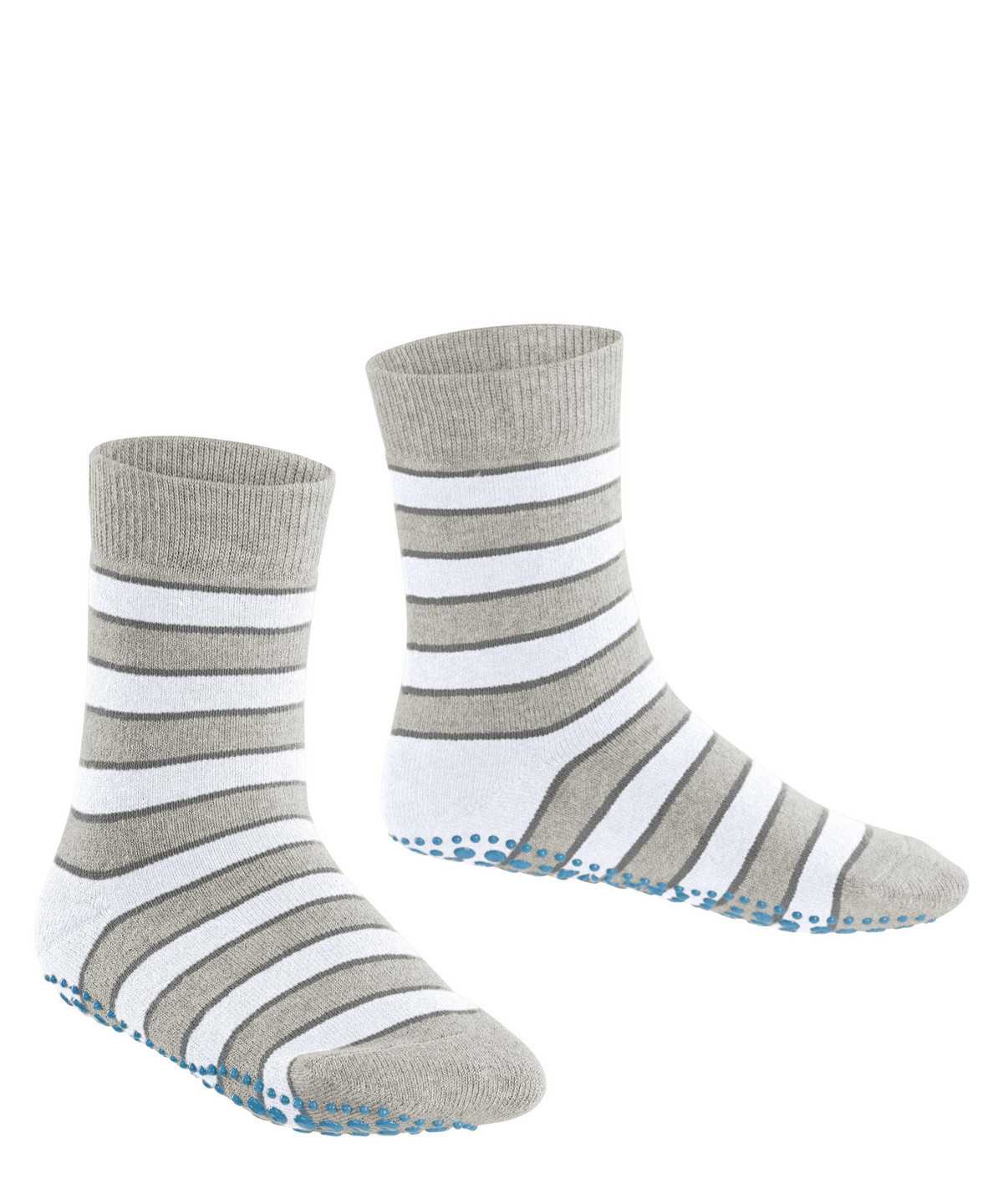 Falke Simple Stripes House socks Socken Kinder Grau | 0376928-JE