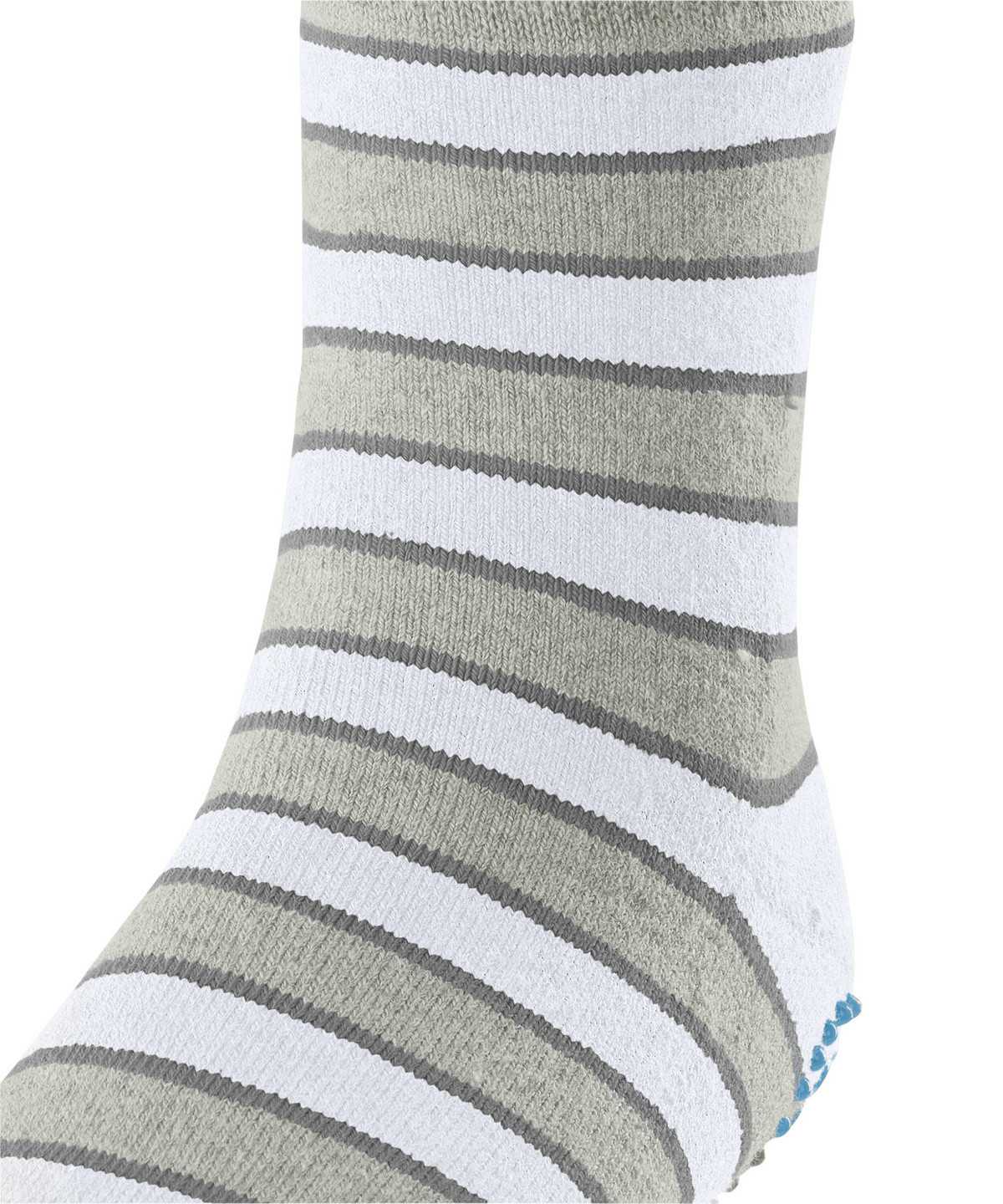 Falke Simple Stripes House socks Socken Kinder Grau | 0376928-JE