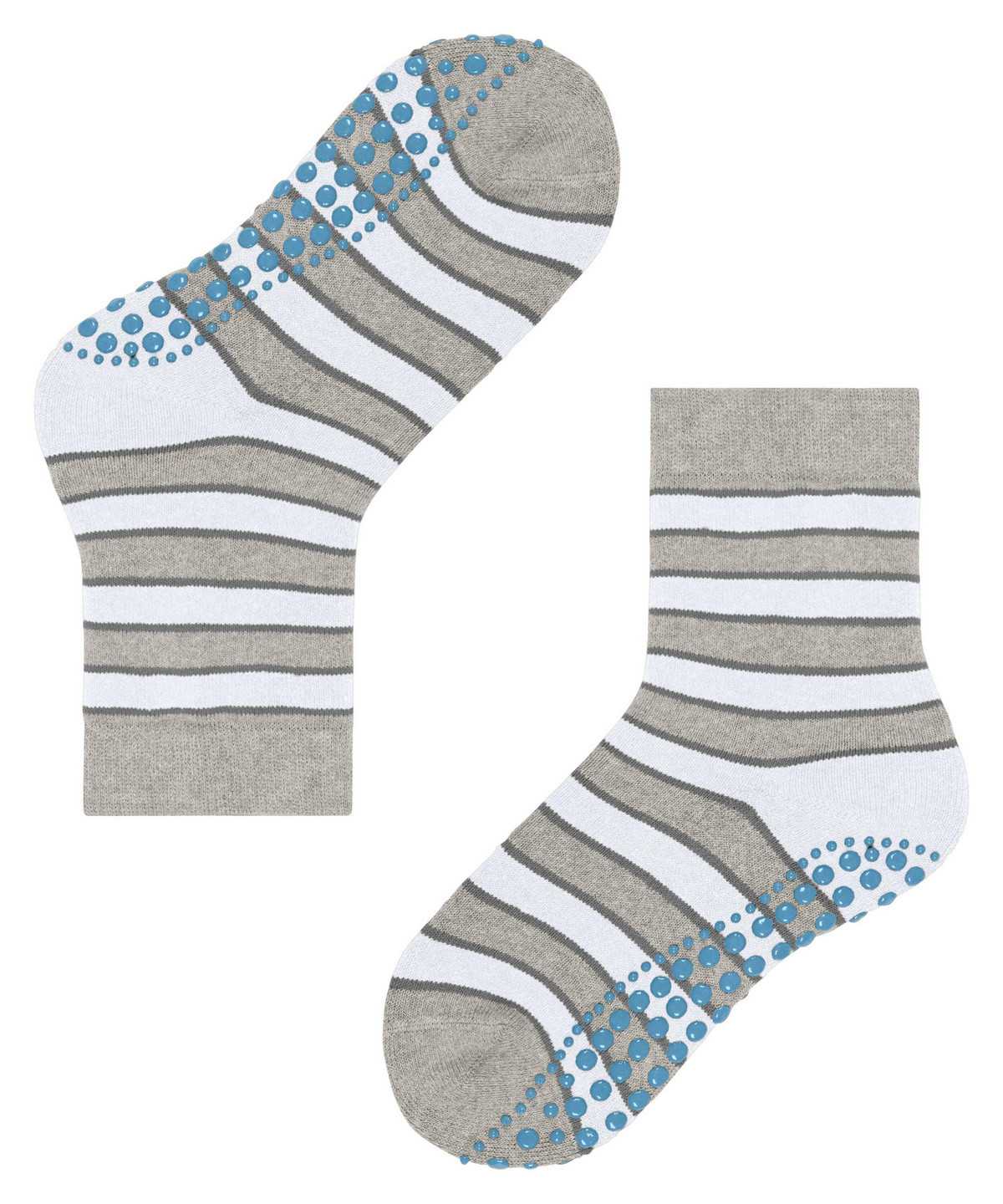 Falke Simple Stripes House socks Socken Kinder Grau | 0376928-JE