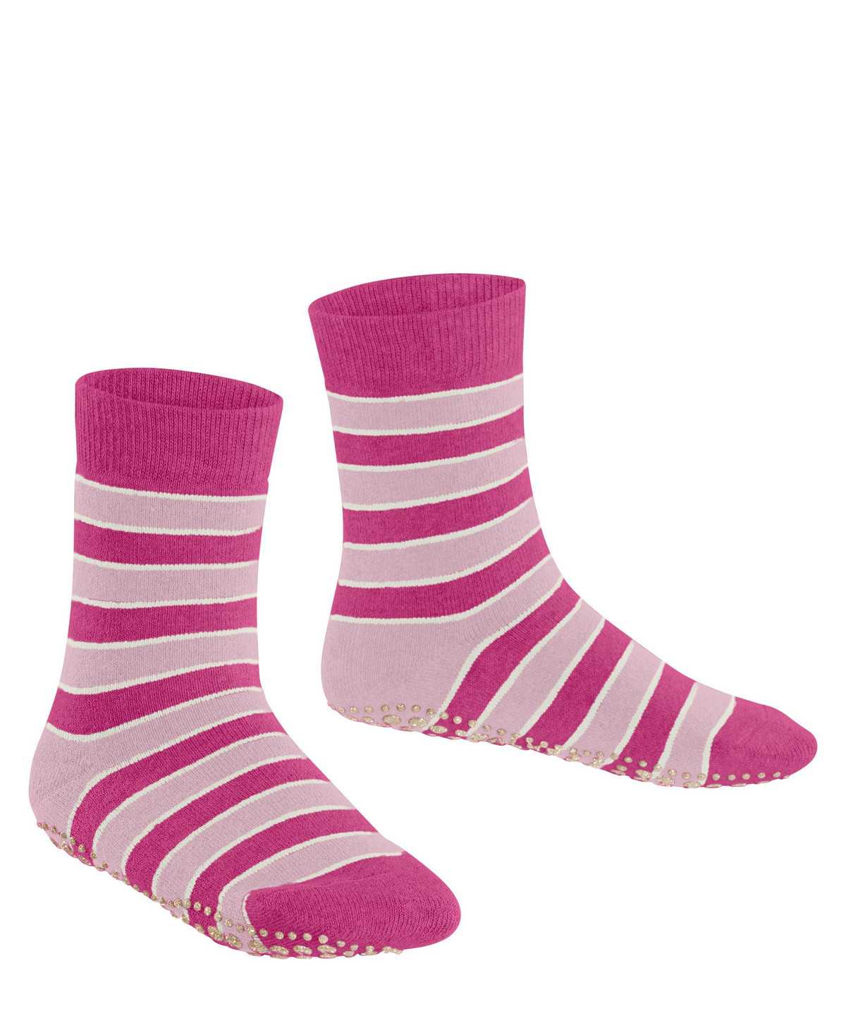 Falke Simple Stripes House socks Socken Kinder Rosa | 9105386-JQ