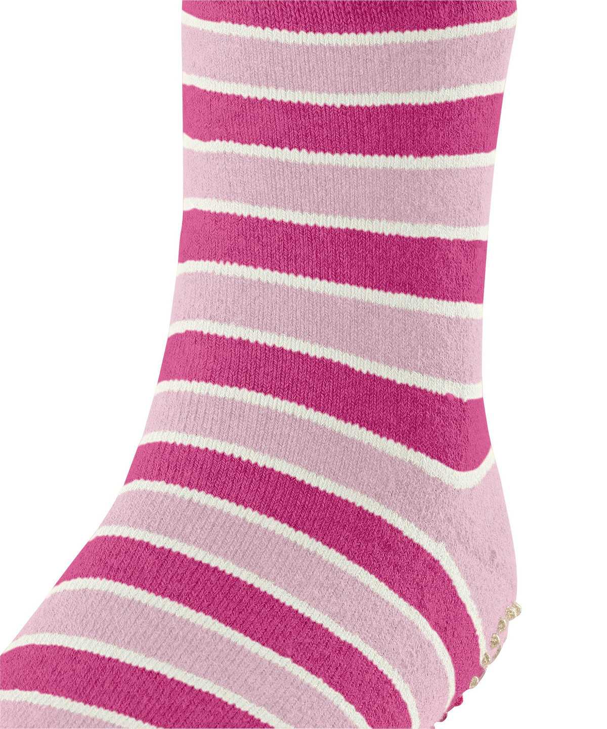 Falke Simple Stripes House socks Socken Kinder Rosa | 9105386-JQ