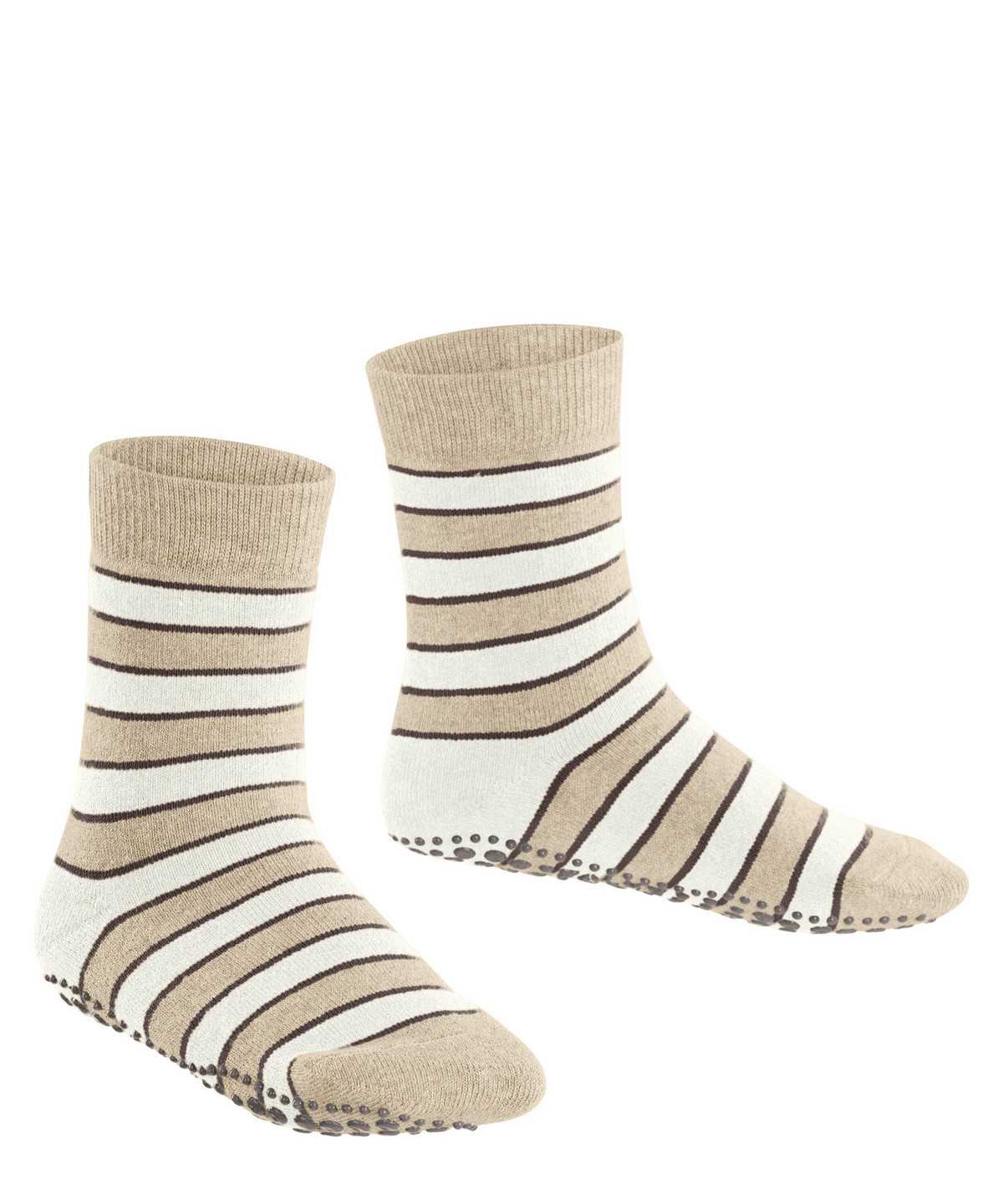 Falke Simple Stripes House socks Socken Kinder Beige | 1706892-OM