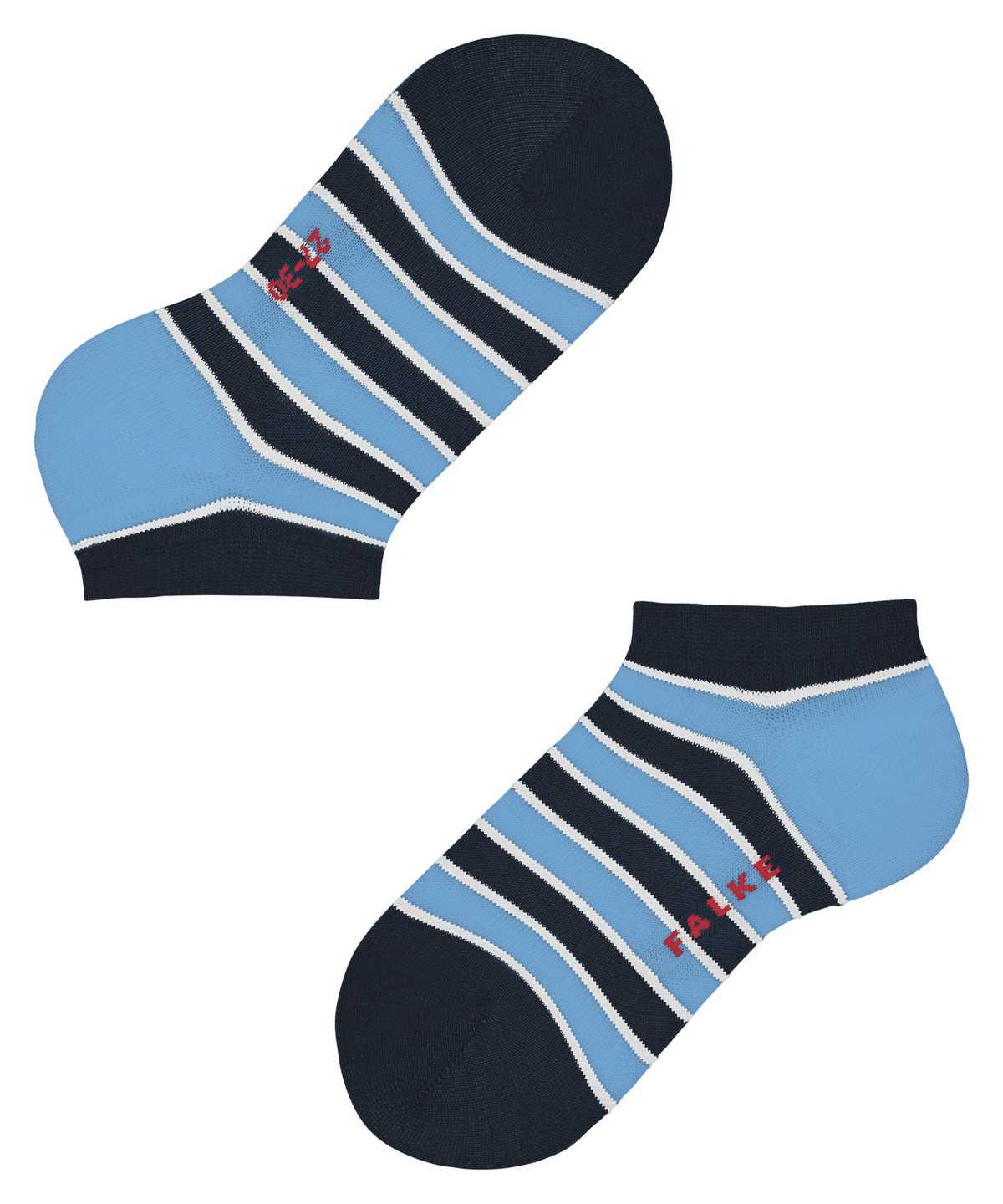 Falke Simple Stripes Sneaker socks Socken Kinder Blau | 6325478-JY