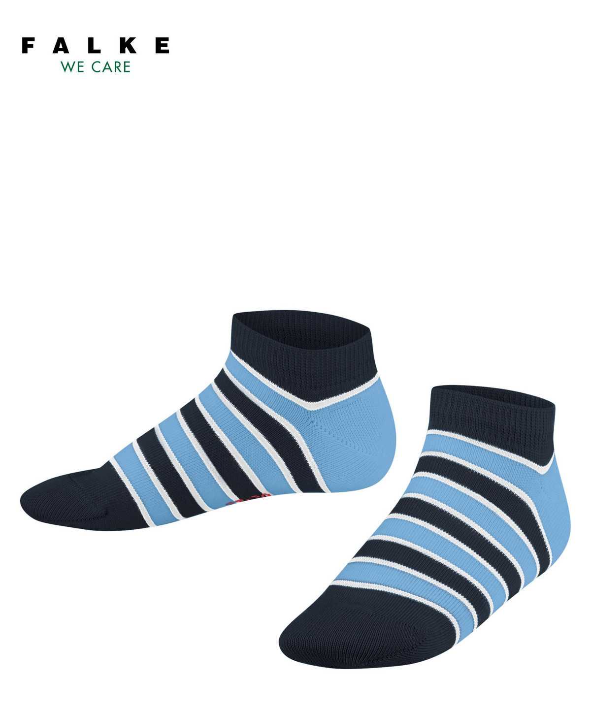 Falke Simple Stripes Sneaker socks Socken Kinder Blau | 6325478-JY