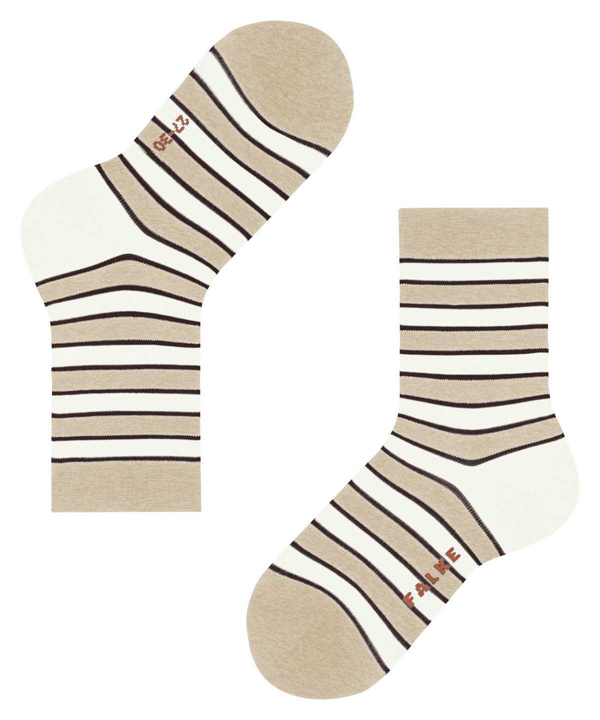 Falke Simple Stripes Socks Socken Kinder Beige | 6134597-HV