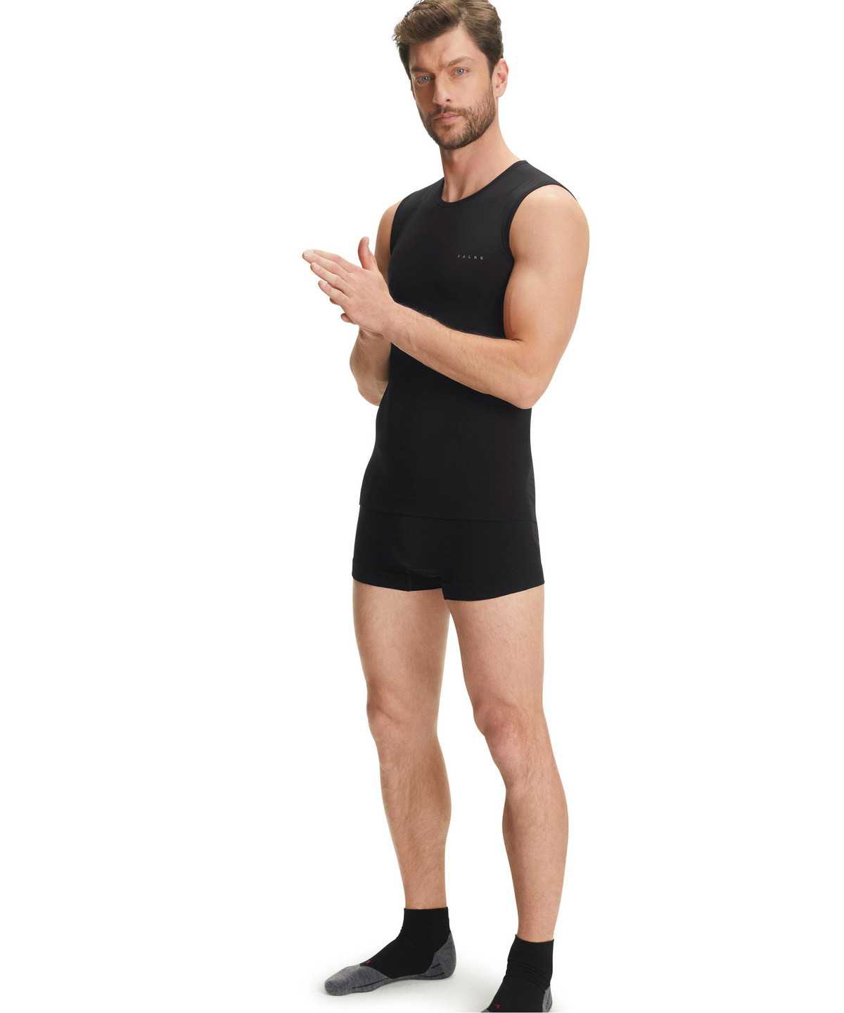 Falke Singlet Warm Functional Underwear Herren Schwarz | 0457192-XK