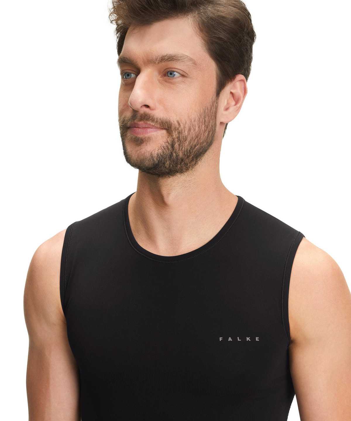 Falke Singlet Warm Functional Underwear Herren Schwarz | 0457192-XK