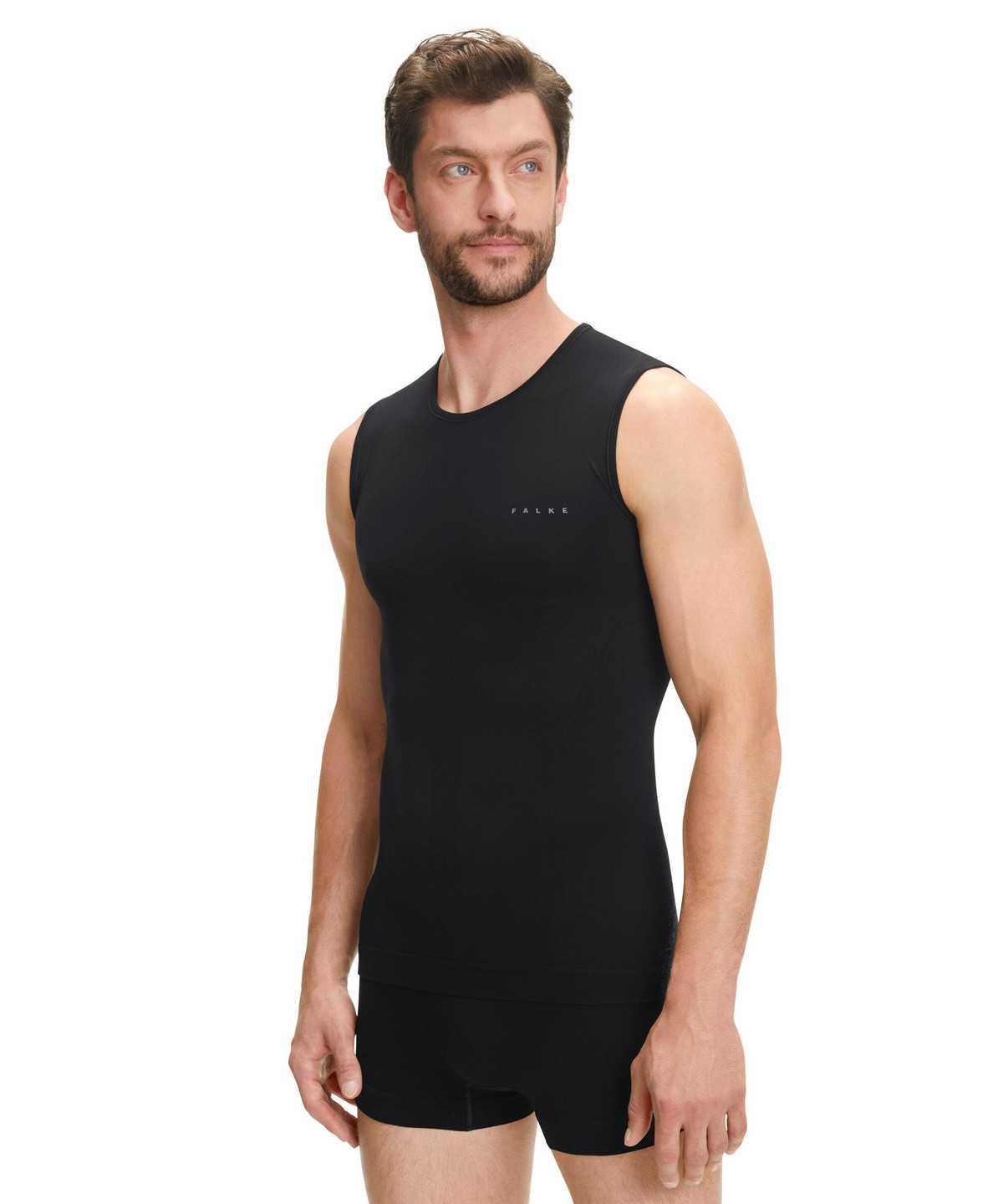 Falke Singlet Warm Functional Underwear Herren Schwarz | 0457192-XK