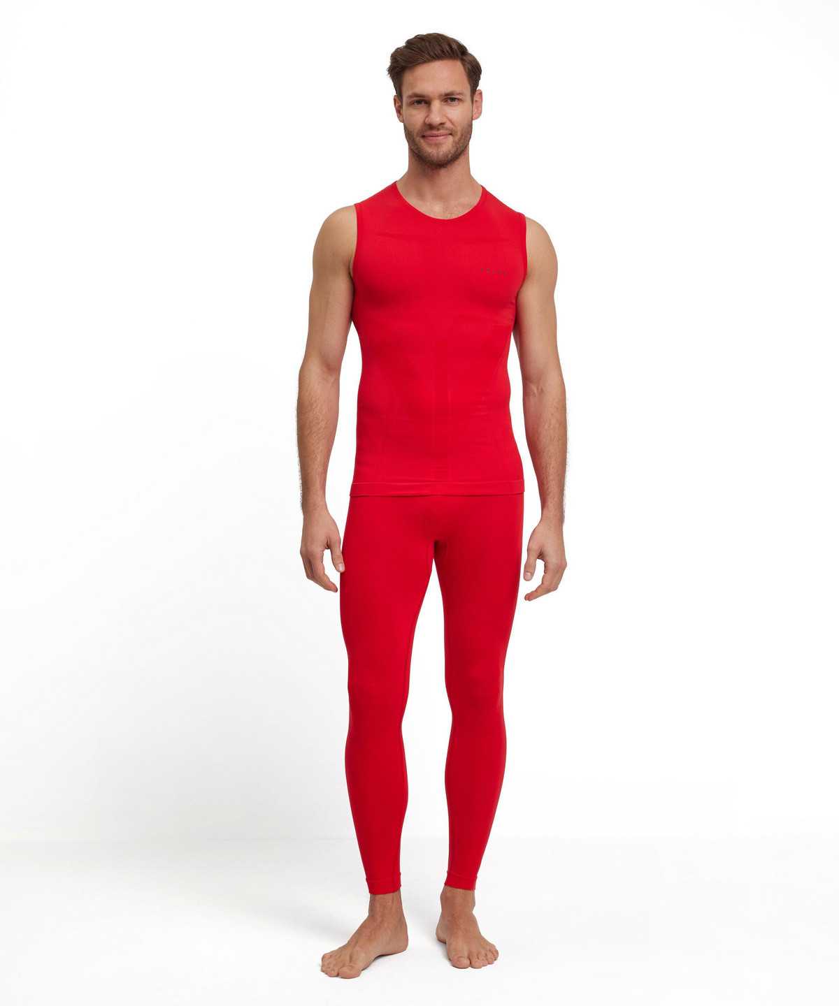 Falke Singlet Warm Functional Underwear Herren Rot | 1978650-BA