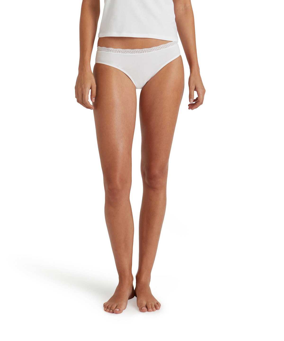 Falke Slip Daily Lace Panties & Slips Damen Weiß | 1593076-UC