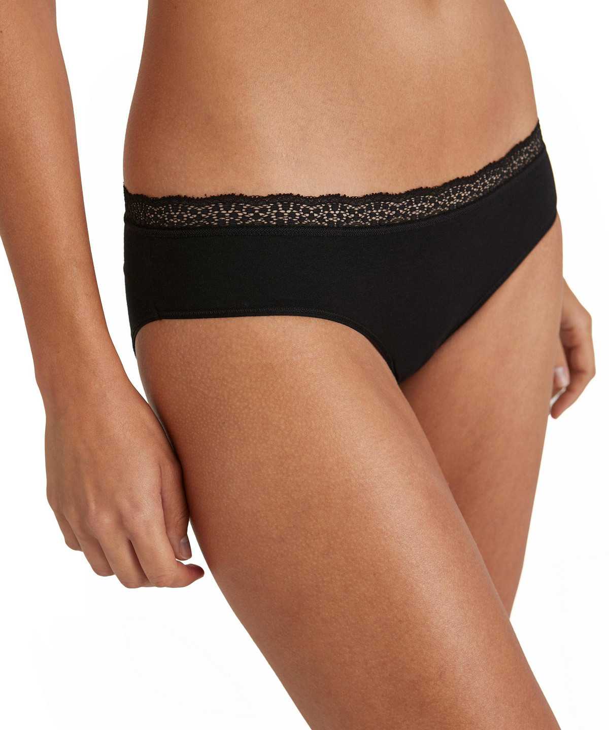 Falke Slip Daily Lace Panties & Slips Damen Schwarz | 2608359-YO