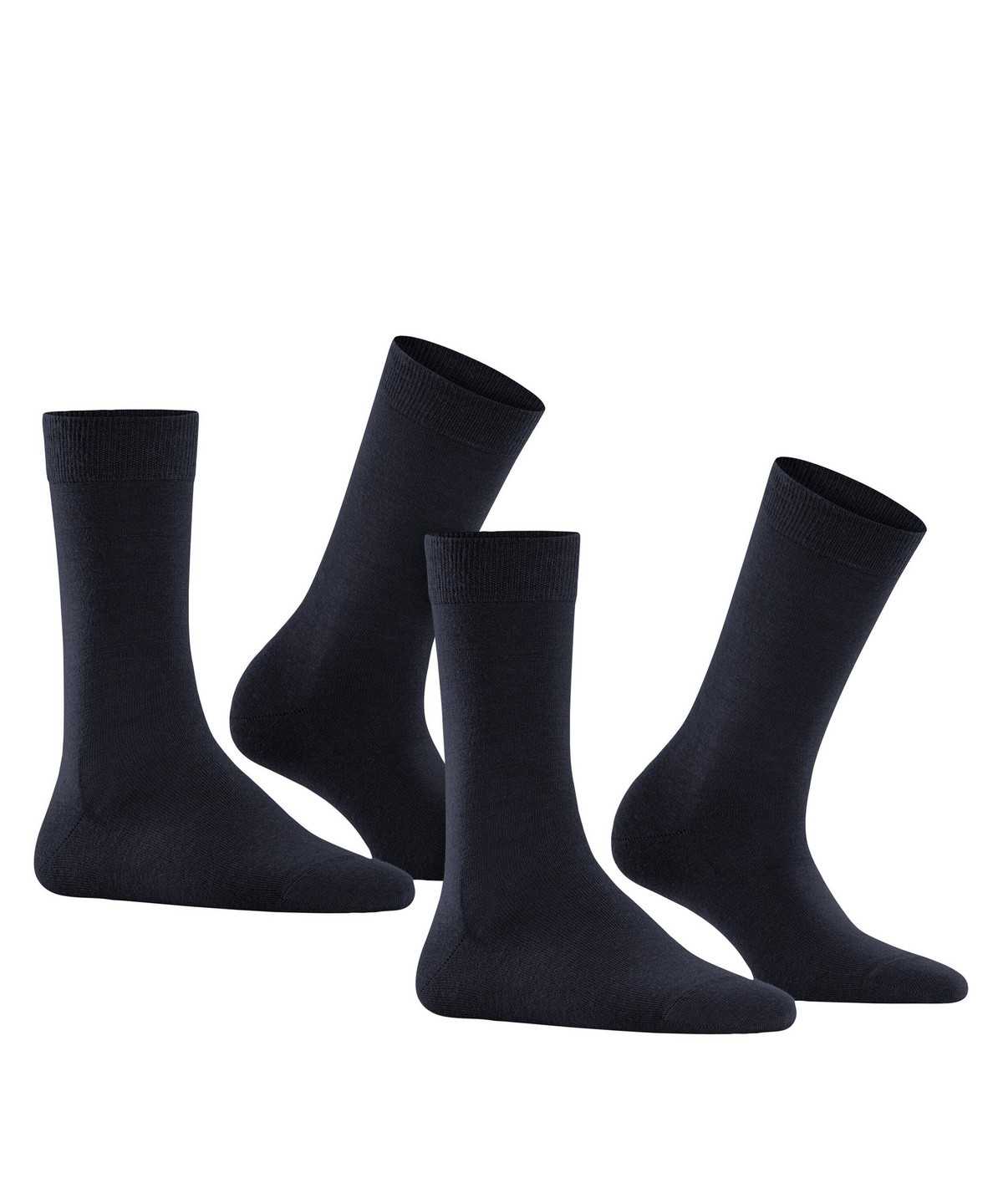 Falke Softmerino 2-Pack Socks Socken Damen Blau | 6213785-AP