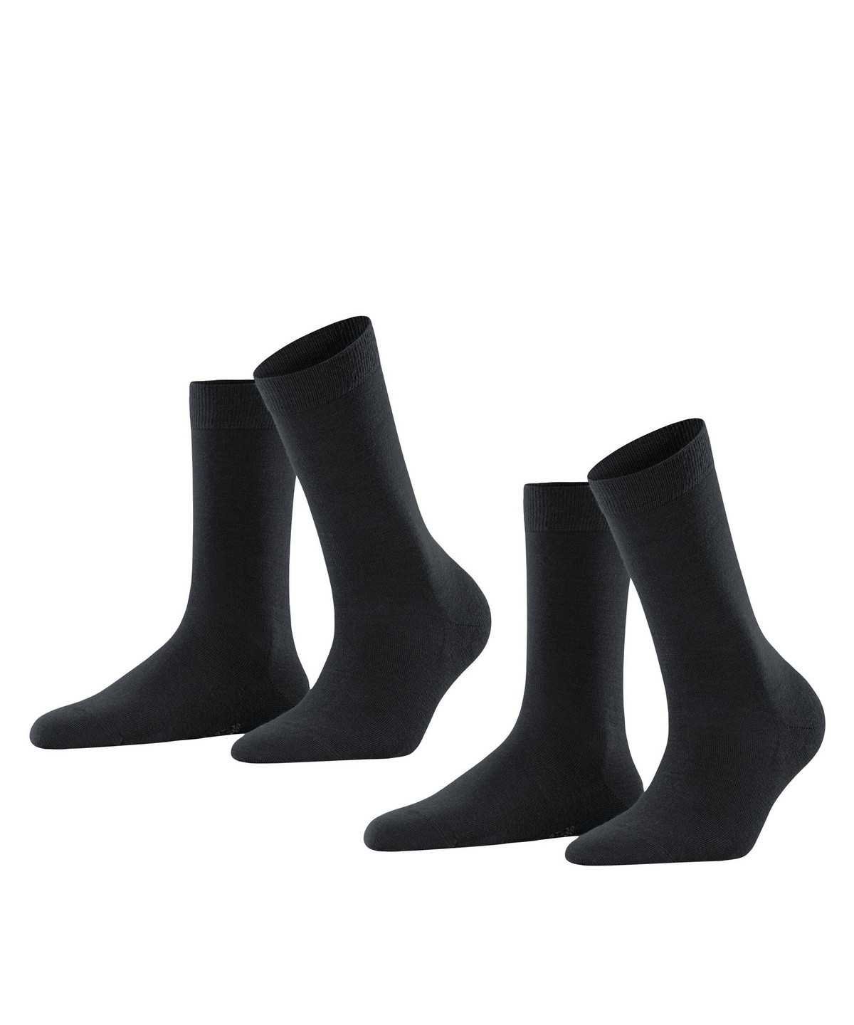 Falke Softmerino 2-Pack Socks Socken Damen Grau | 0953718-BF