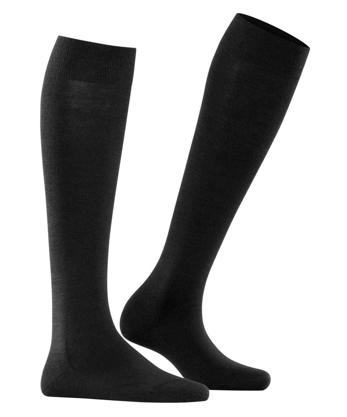 Falke Softmerino Knee-high Socks Socken Damen Schwarz | 0742389-QL