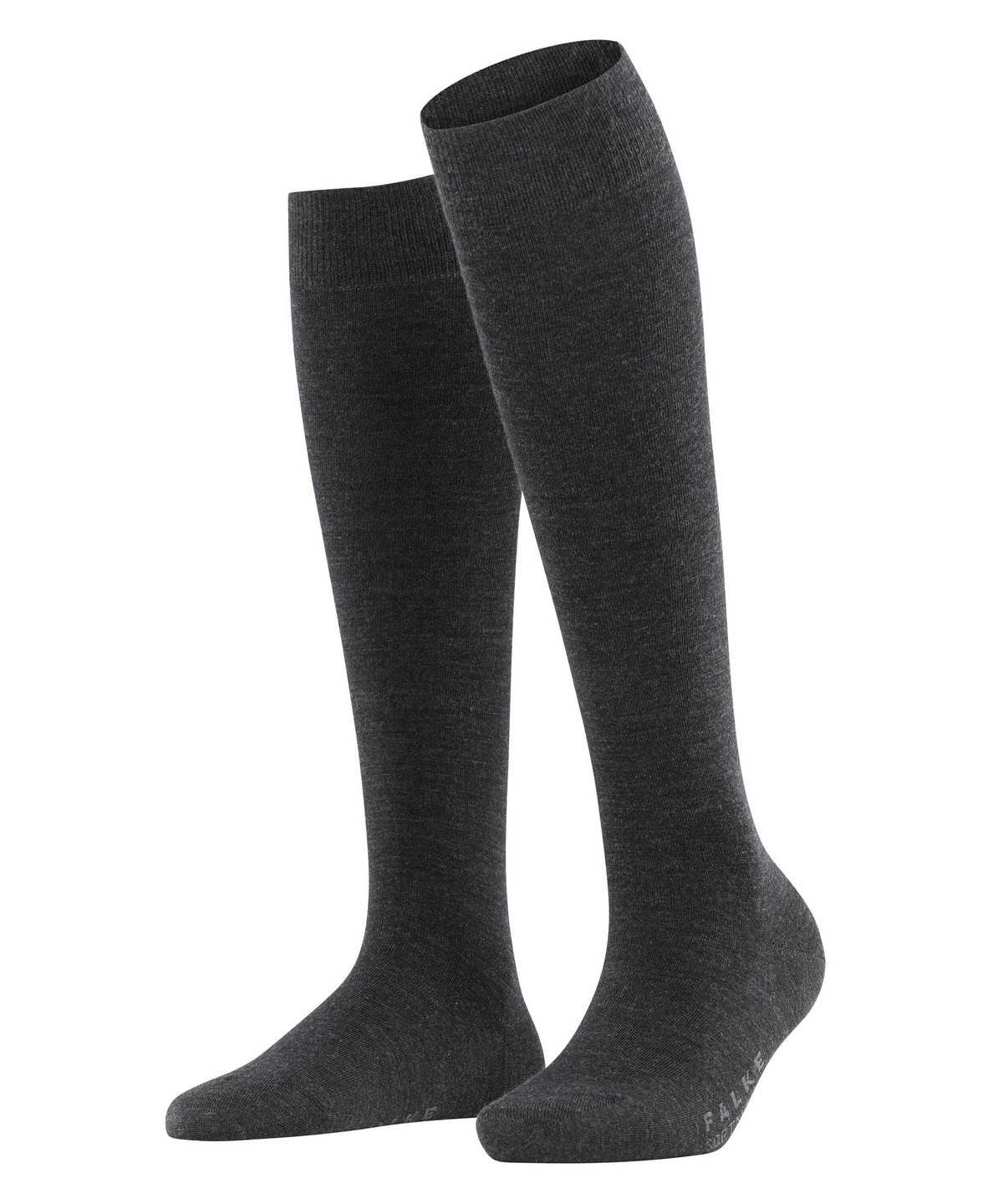 Falke Softmerino Knee-high Socks Socken Damen Grau | 8469102-CZ