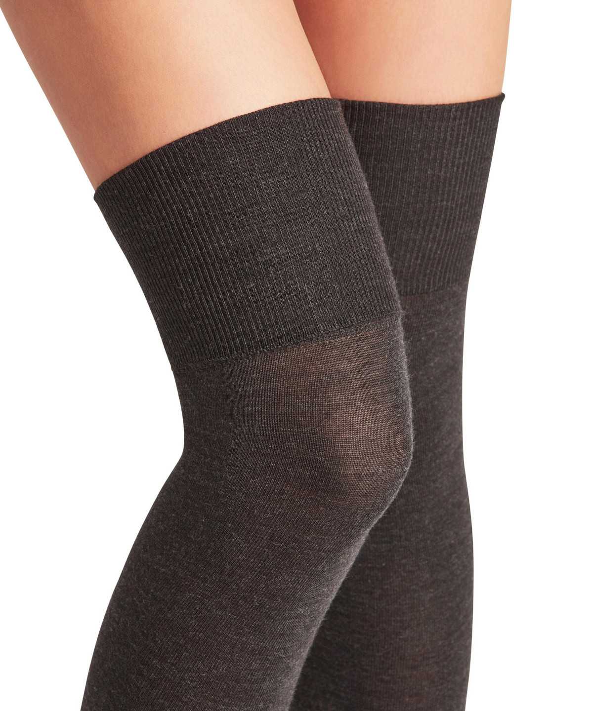 Falke Softmerino Overknees Knee high Socks Damen Grau | 8157309-VI