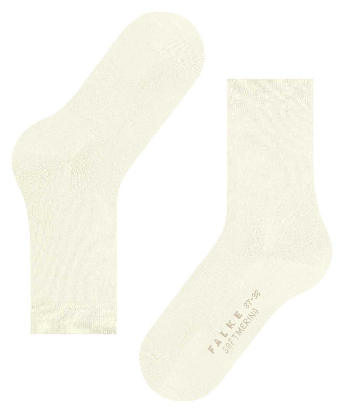 Falke Softmerino Socks Socken Damen Weiß | 6592704-VI