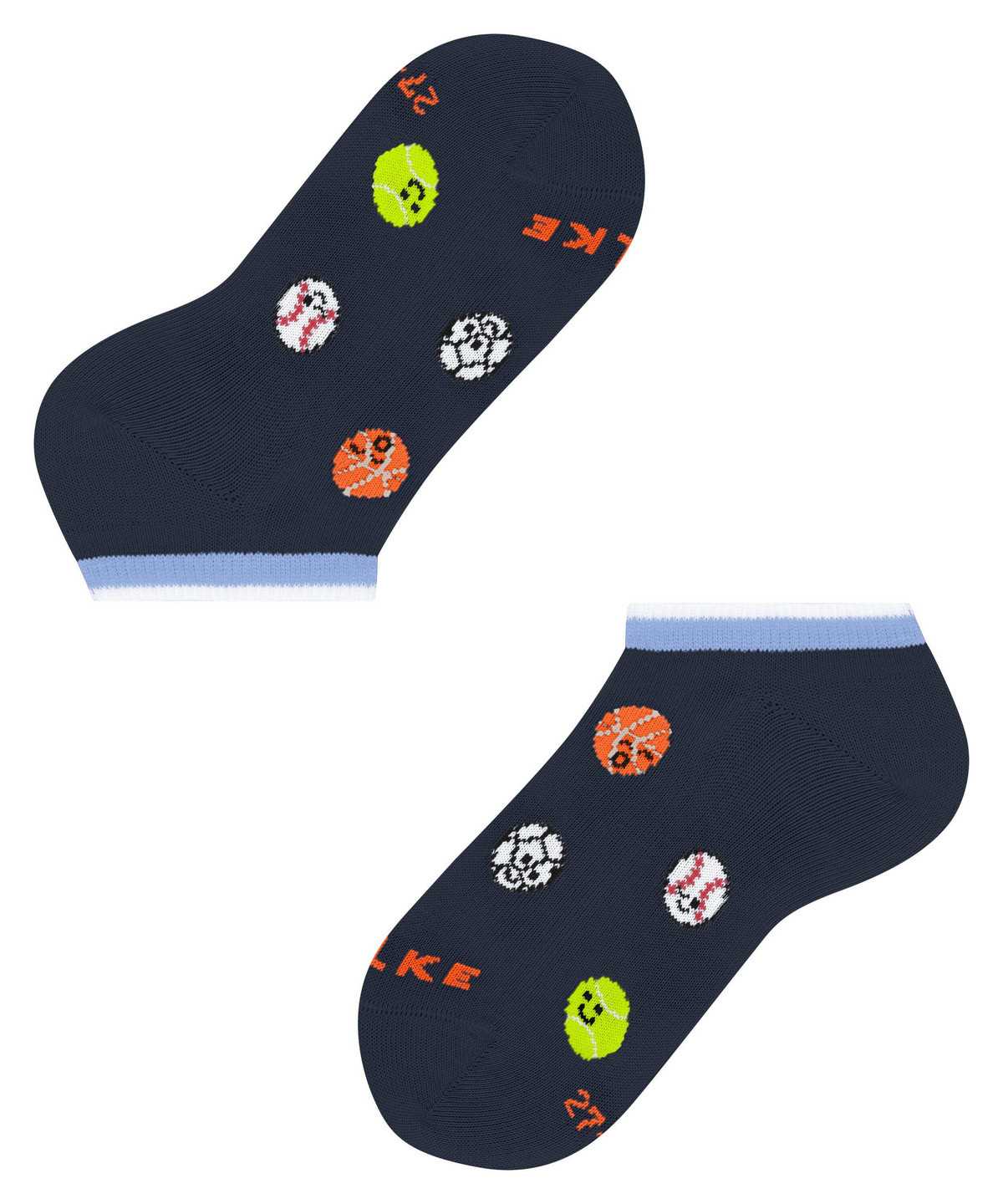 Falke Sporty Balls Sneaker socks Socken Kinder Blau | 5730862-KB