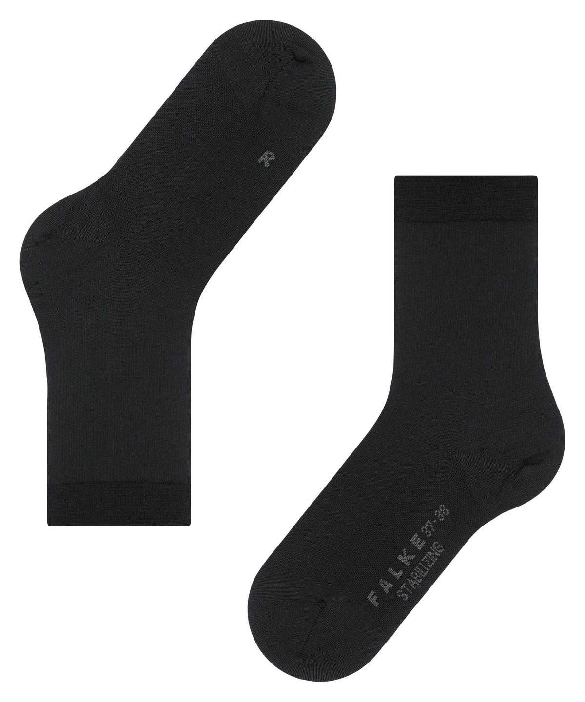 Falke Stabilizing Wool Everyday Socks Socken Damen Schwarz | 5741923-VN