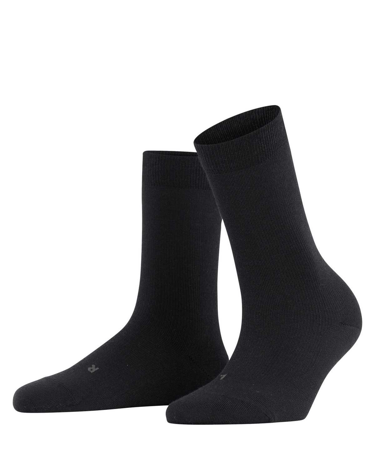 Falke Stabilizing Wool Everyday Socks Socken Damen Schwarz | 5741923-VN