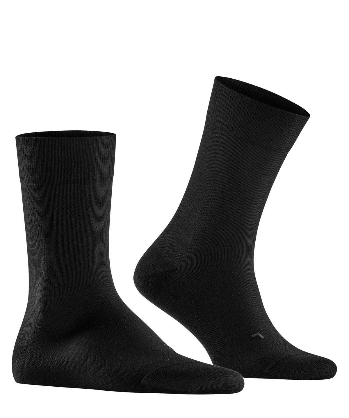 Falke Stabilizing Wool Everyday Socks Socken Herren Schwarz | 0213576-JM