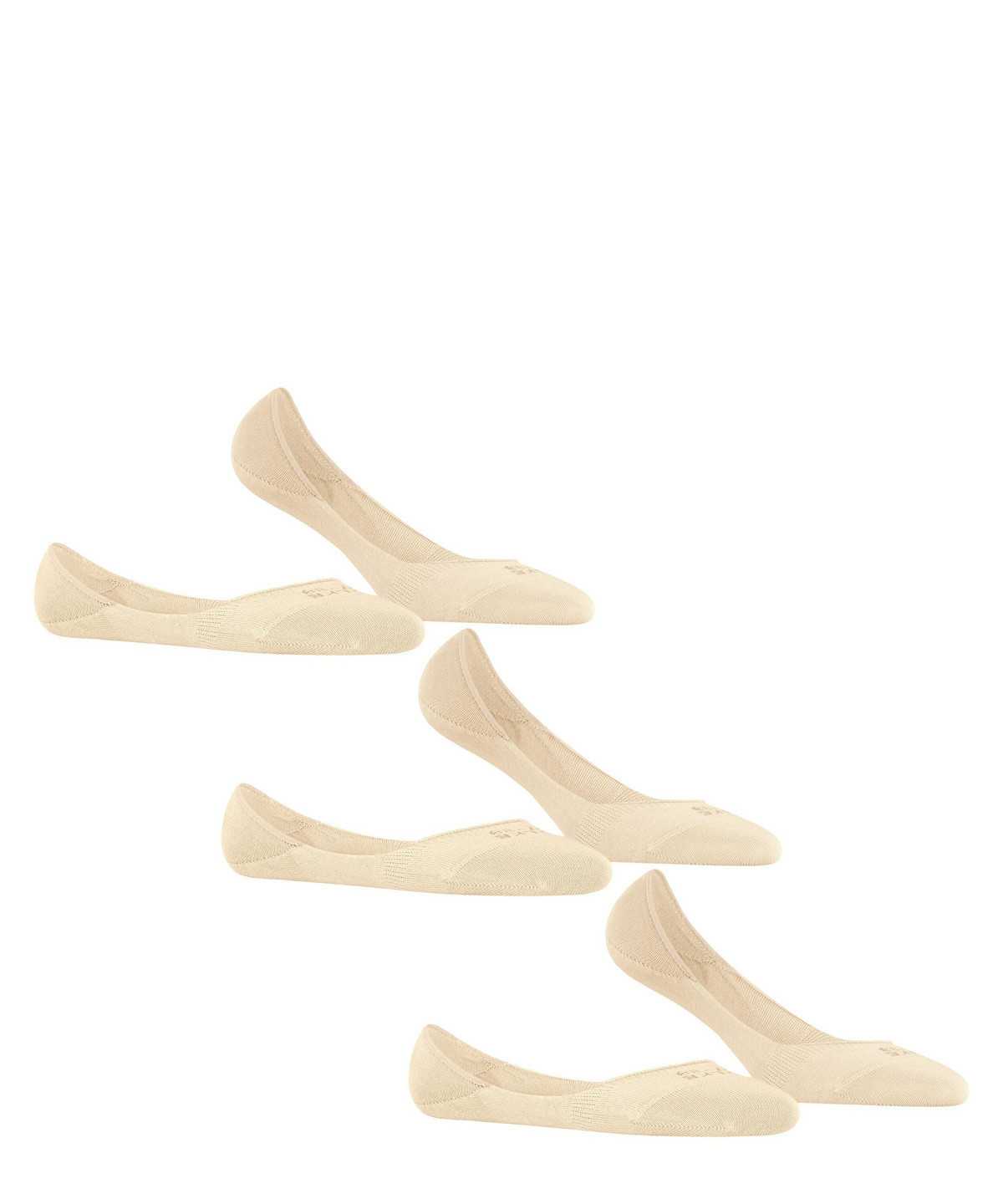 Falke Step 3-Pack Invisibles No Show Socks Damen Beige | 4983760-EG