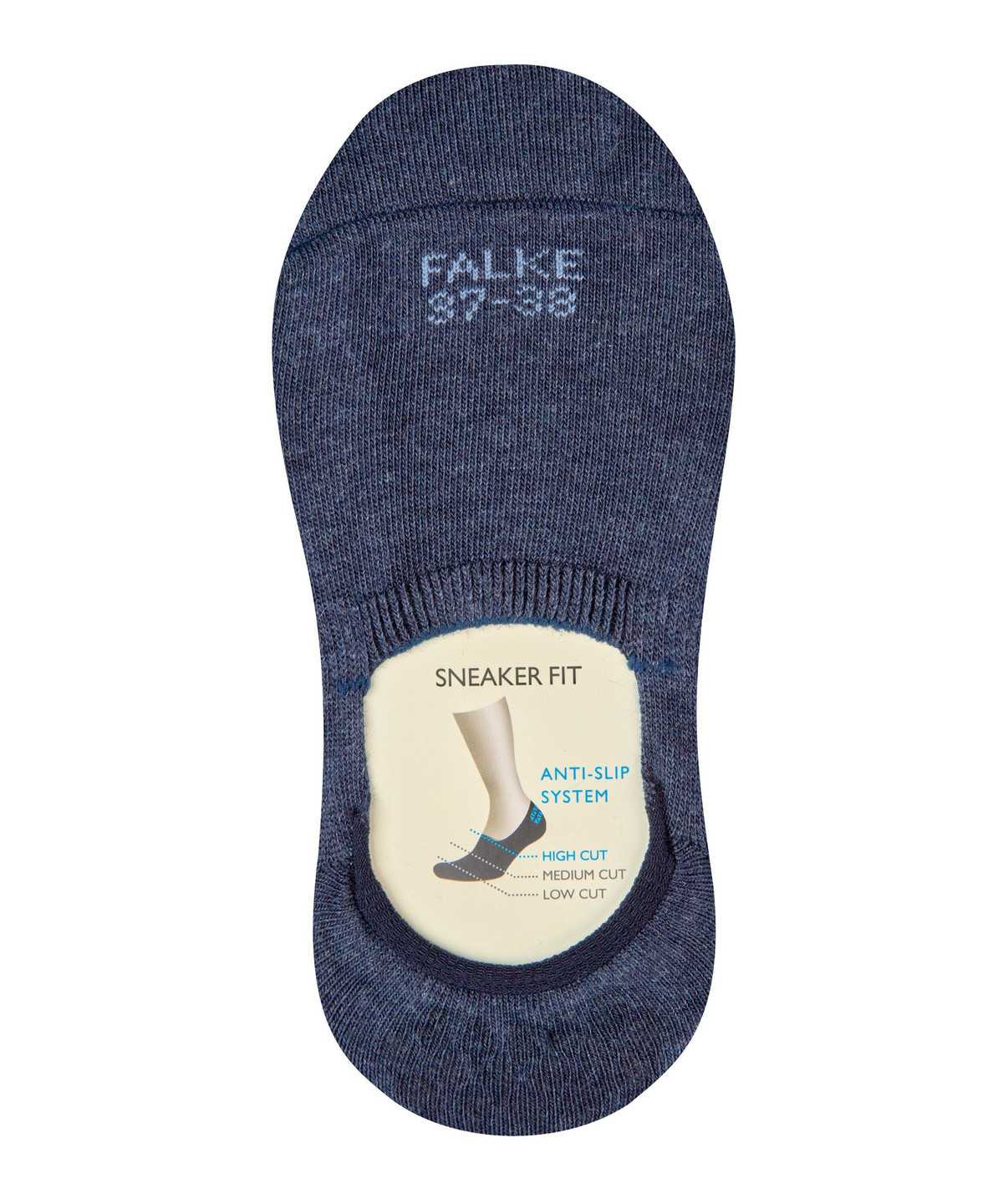 Falke Step High Cut Invisibles No Show Socks Damen Blau | 7260581-NP