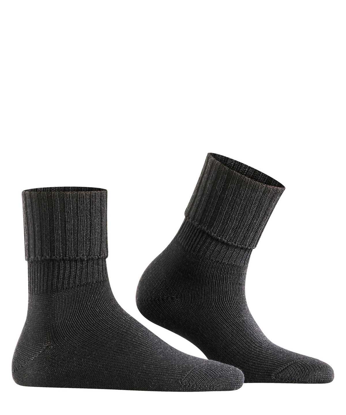 Falke Striggings Rib Boot socks Socken Damen Schwarz | 0819647-QR