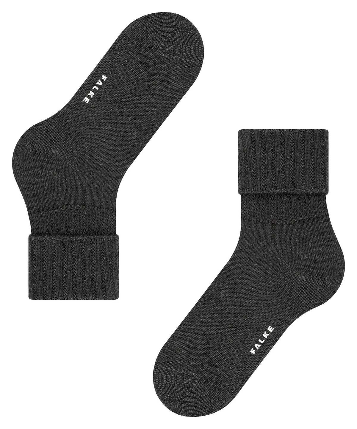 Falke Striggings Rib Boot socks Socken Damen Schwarz | 0819647-QR