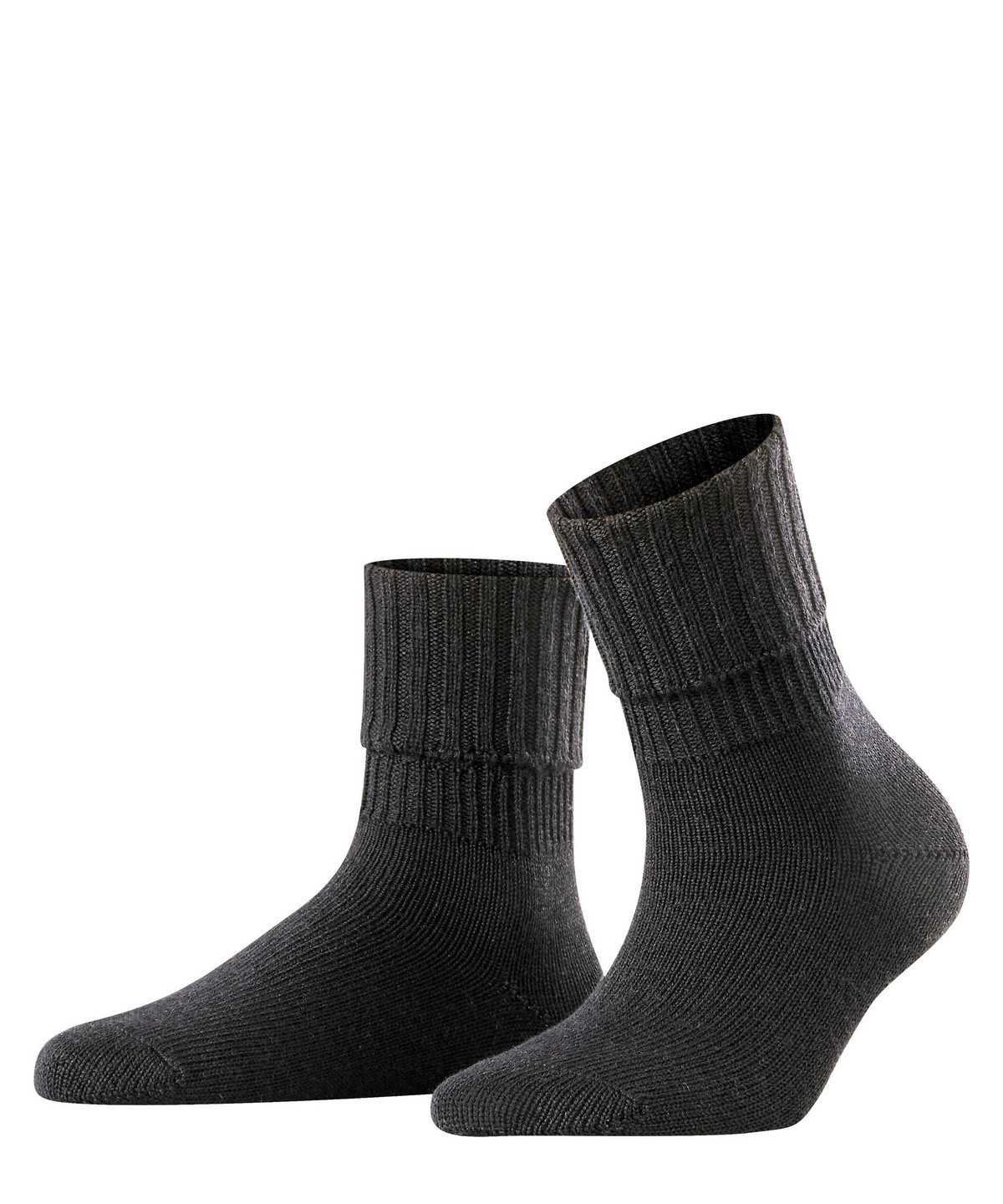 Falke Striggings Rib Boot socks Socken Damen Schwarz | 0819647-QR