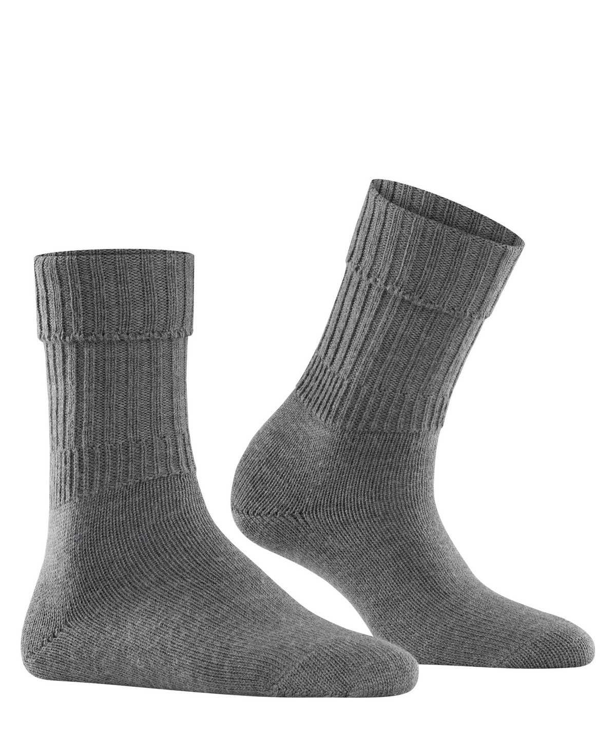 Falke Striggings Rib Boot socks Socken Damen Grau | 2837965-FH